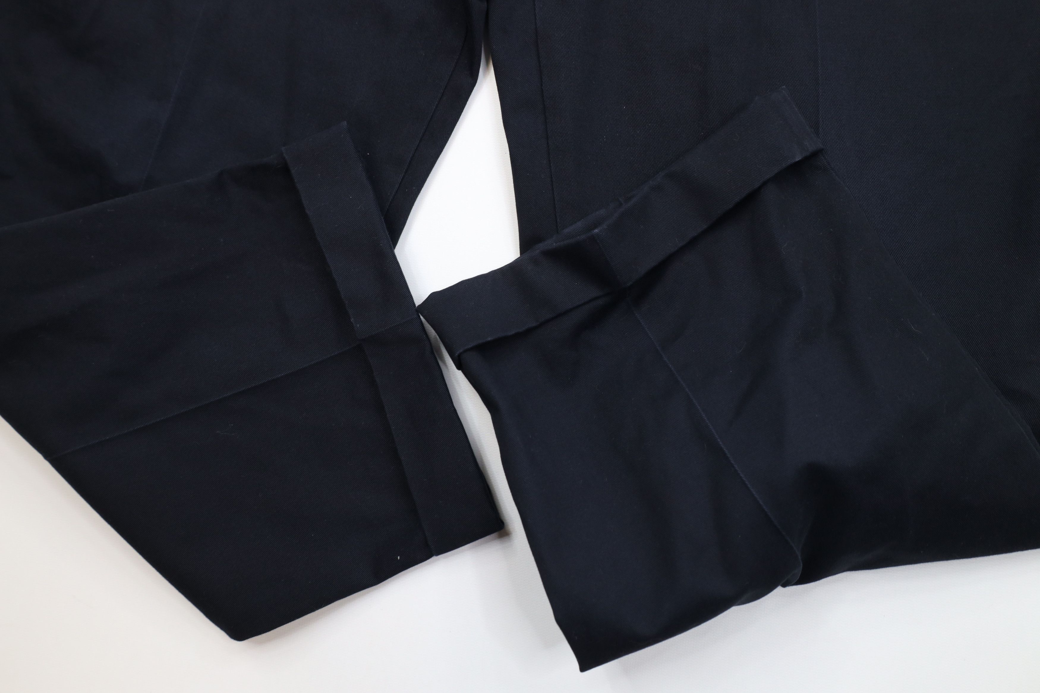 Lands' End Vintage Lands End Wide Leg Chino Pants Trousers Navy Blue Size US 38 / EU 54 - 6 Thumbnail