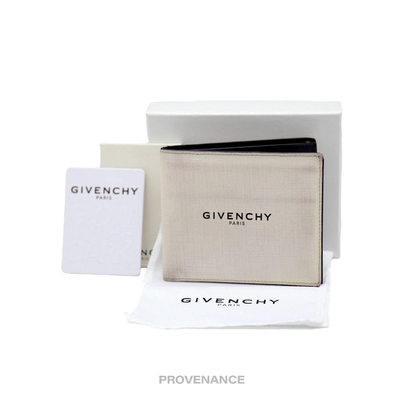 Givenchy 🔴 Givenchy Glow In The Dark 8CC Bifold Wallet - White Black Size ONE SIZE - 1 Thumbnail