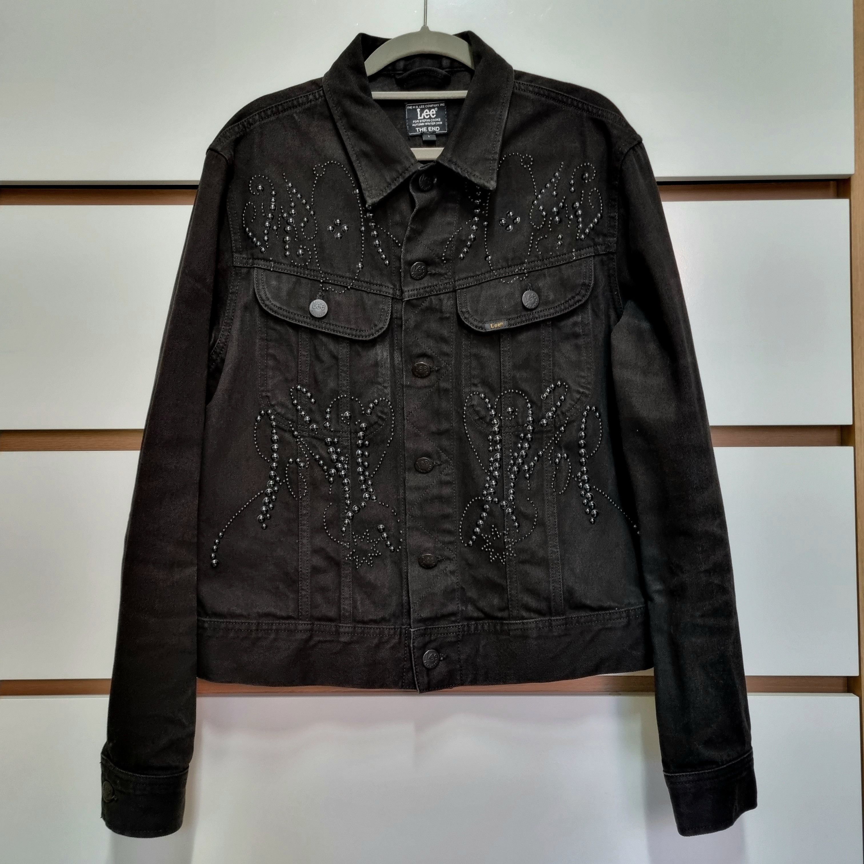 Stefan Cooke Stefan Cooke Lee Collabo Slim Rider Denim Jacket Size US L / EU 52-54 / 3 - 2 Thumbnail