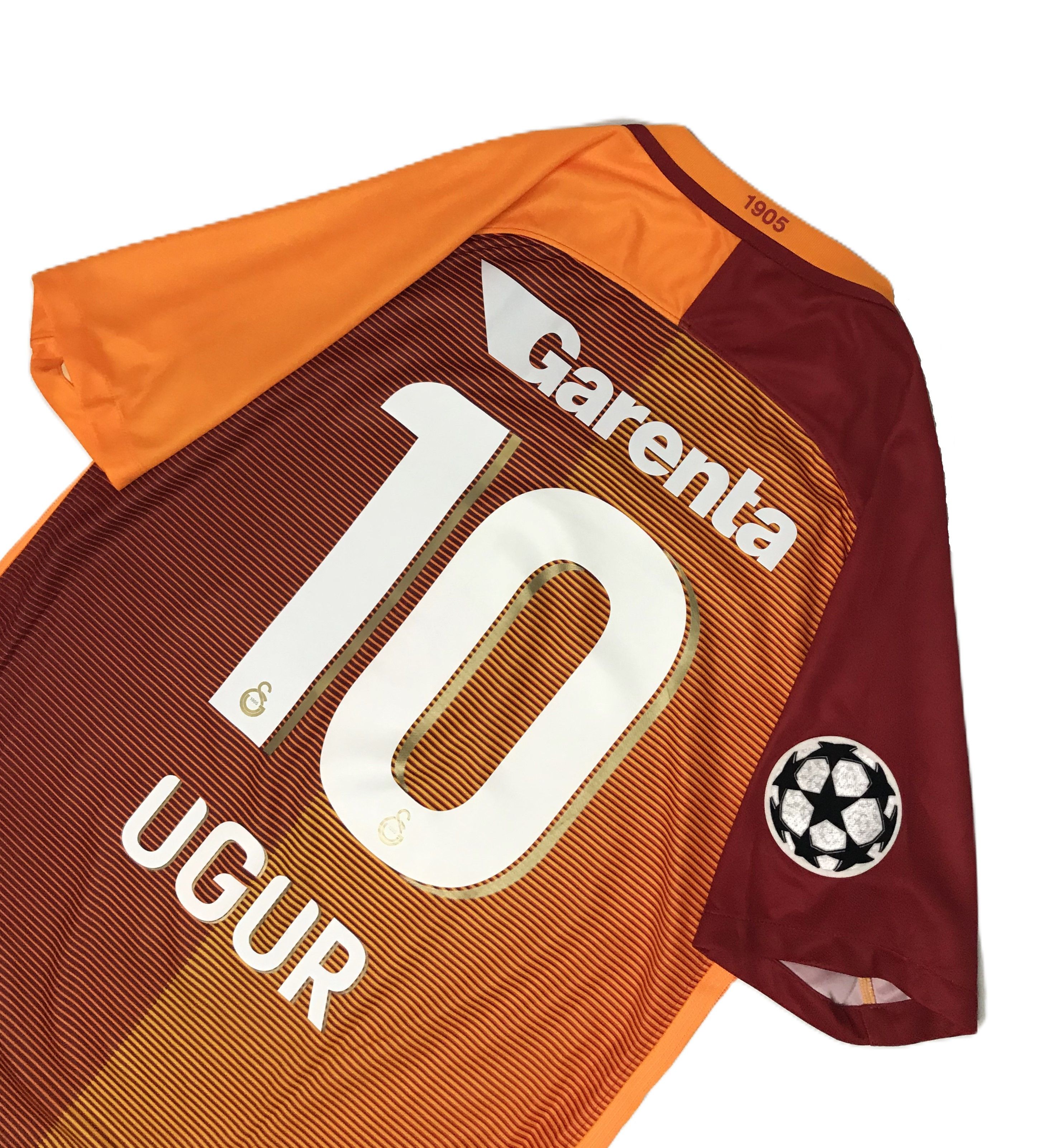 Nike Galatasaray 2017-18 Home Jersey Uğur #10 UEFA Sz M Size US M / EU 48-50 / 2 - 4 Thumbnail