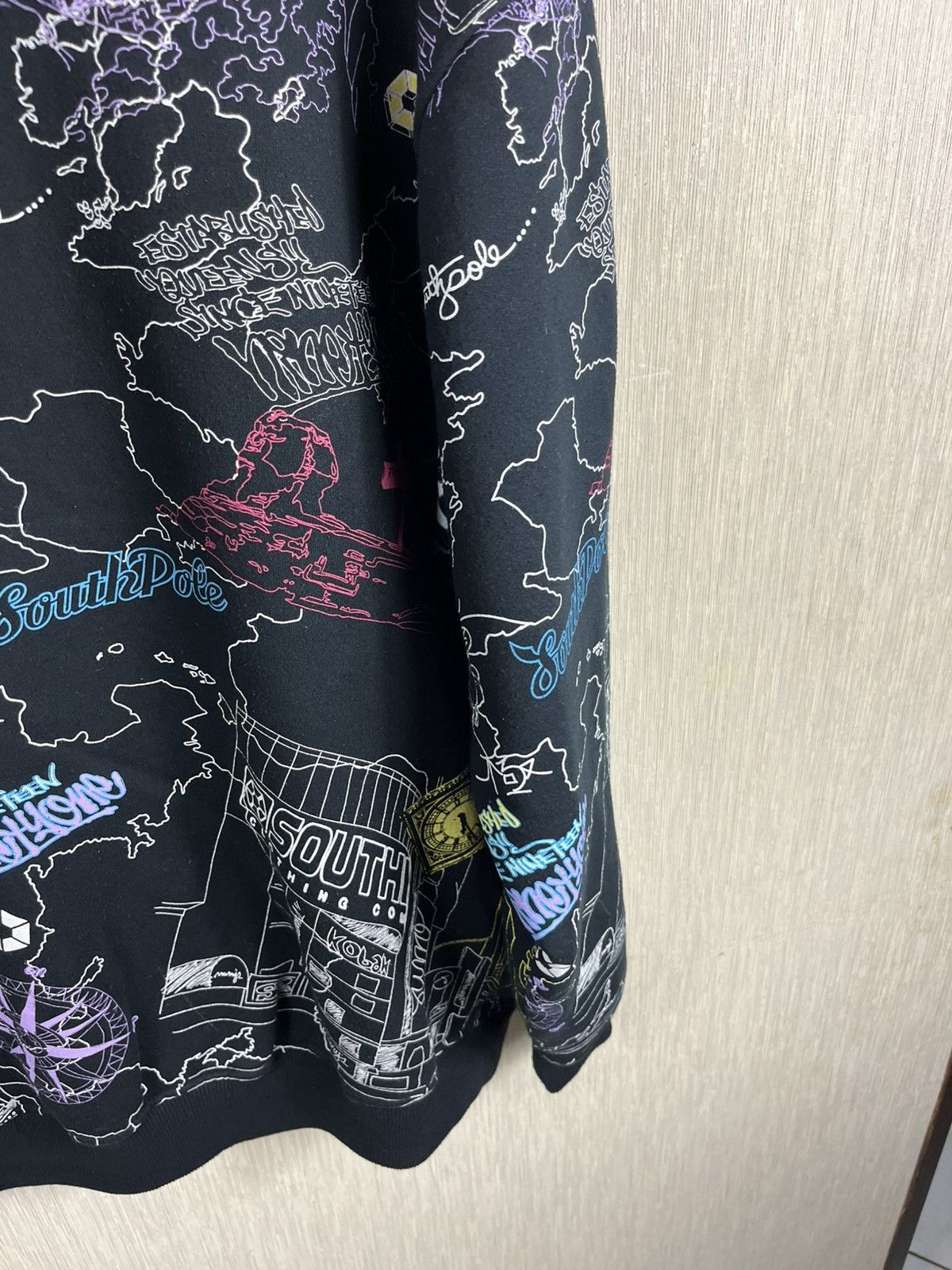 Southpole Vintage South Pole y2k all over print full zip hoodie baggy Size US XL / EU 56 / 4 - 21 Thumbnail