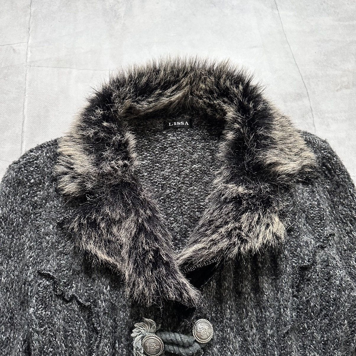 Hysteric Glamour × Undercover Gothic Napoleon Faux Fur Cardigan Sweater Sarah Pacini Vibe Size M / US 6-8 / IT 42-44 - 4 Thumbnail