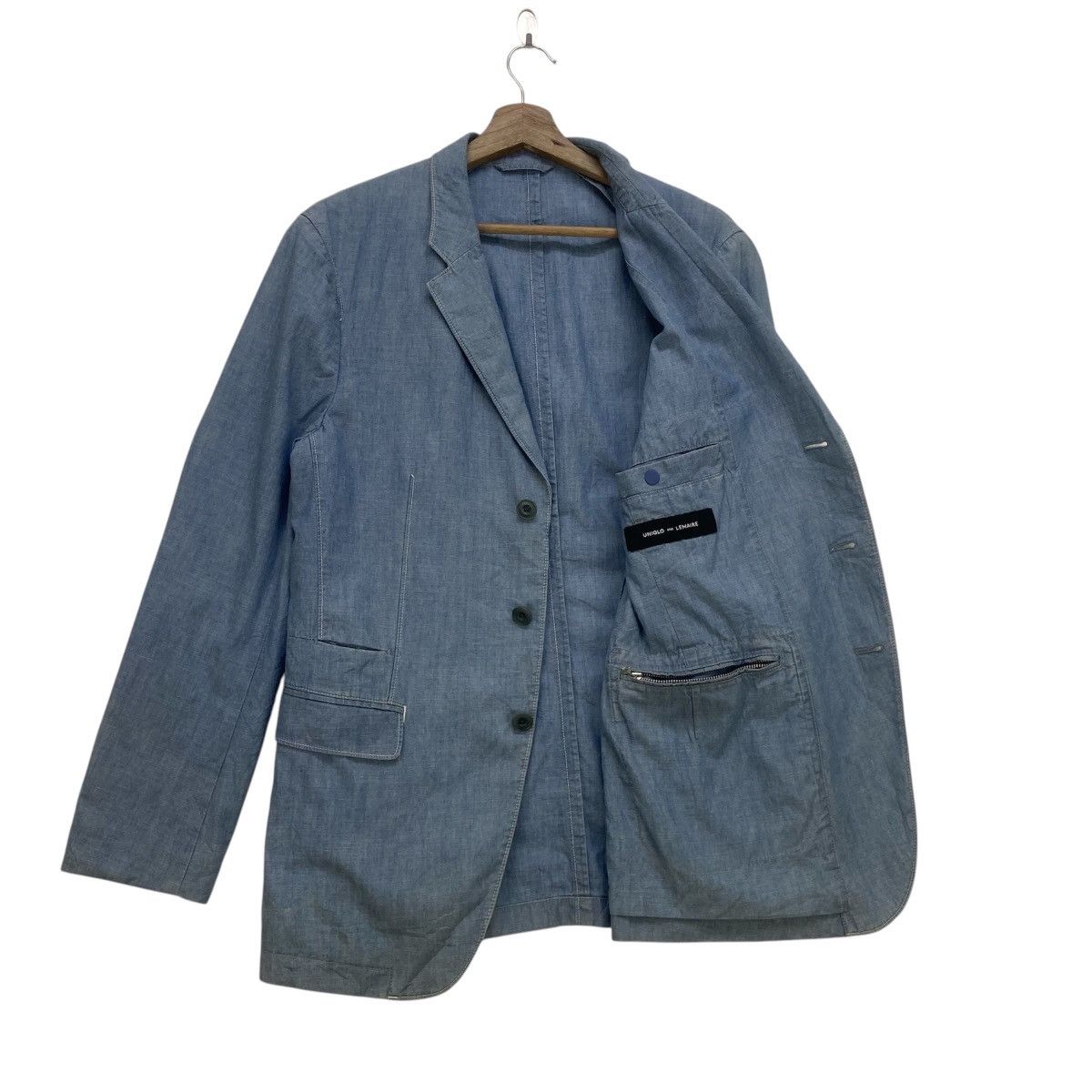 Lemaire × Uniqlo Lemaire Uniqlo Indigo Coat Jacket Size US S / EU 44-46 / 1 - 3 Thumbnail