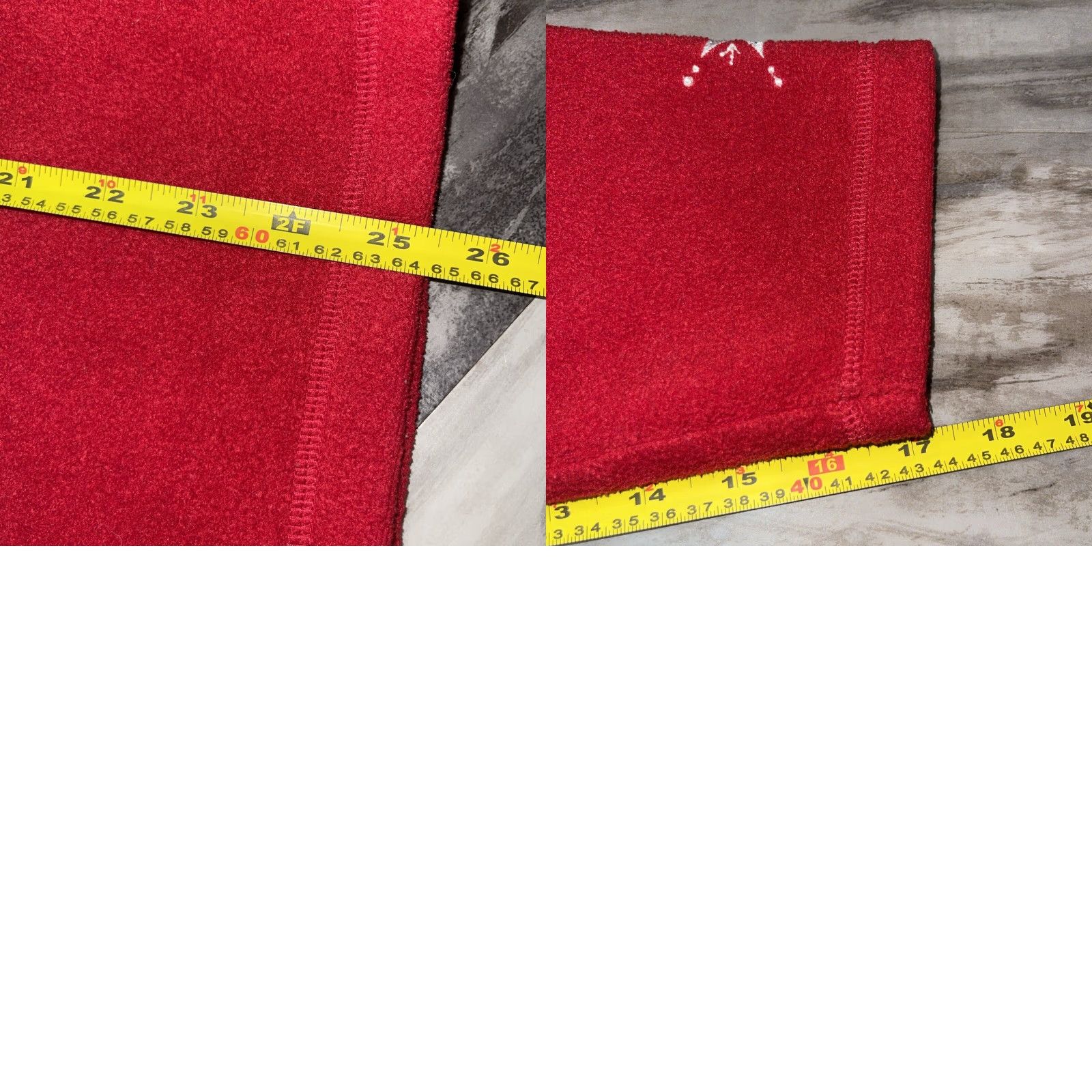 Vintage VINTAGE Northcrest Christmas Women's XL Fleece Pullover 1/4 Zip Red Scotch Terrier Patch Snowflakes Holiday Size XL / US 12-14 / IT 48-50 - 9 Thumbnail