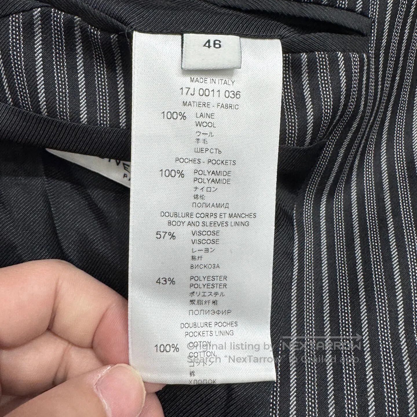 Givenchy Givenchy Nylon pocketed, patchwork wool coat| Size US S / EU 44-46 / 1 - 4 Thumbnail
