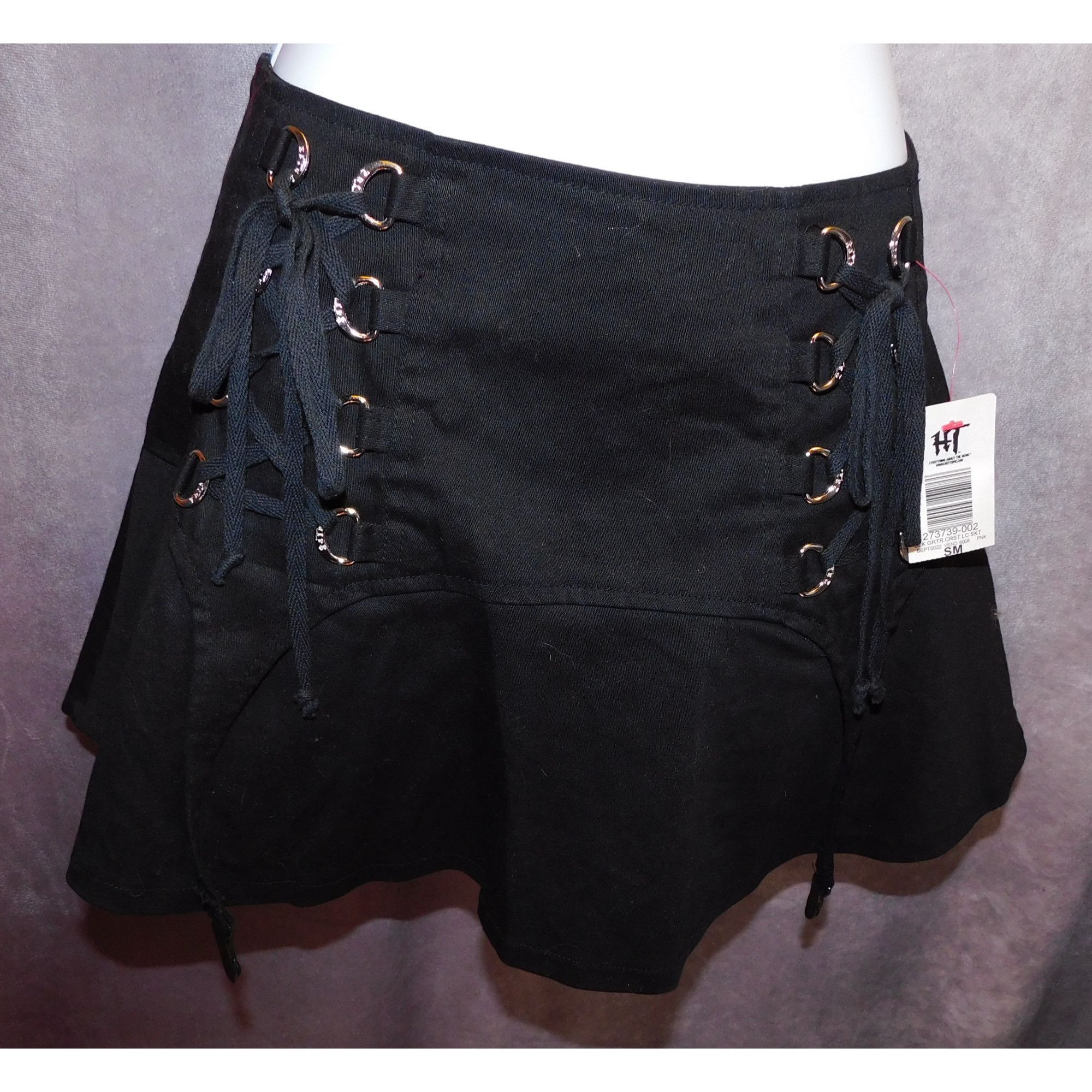 Tripp NYC Tripp Discontinued Gothic Black Double Corset Front Garter S Size 28" / US 6 / IT 42 - 3 Thumbnail