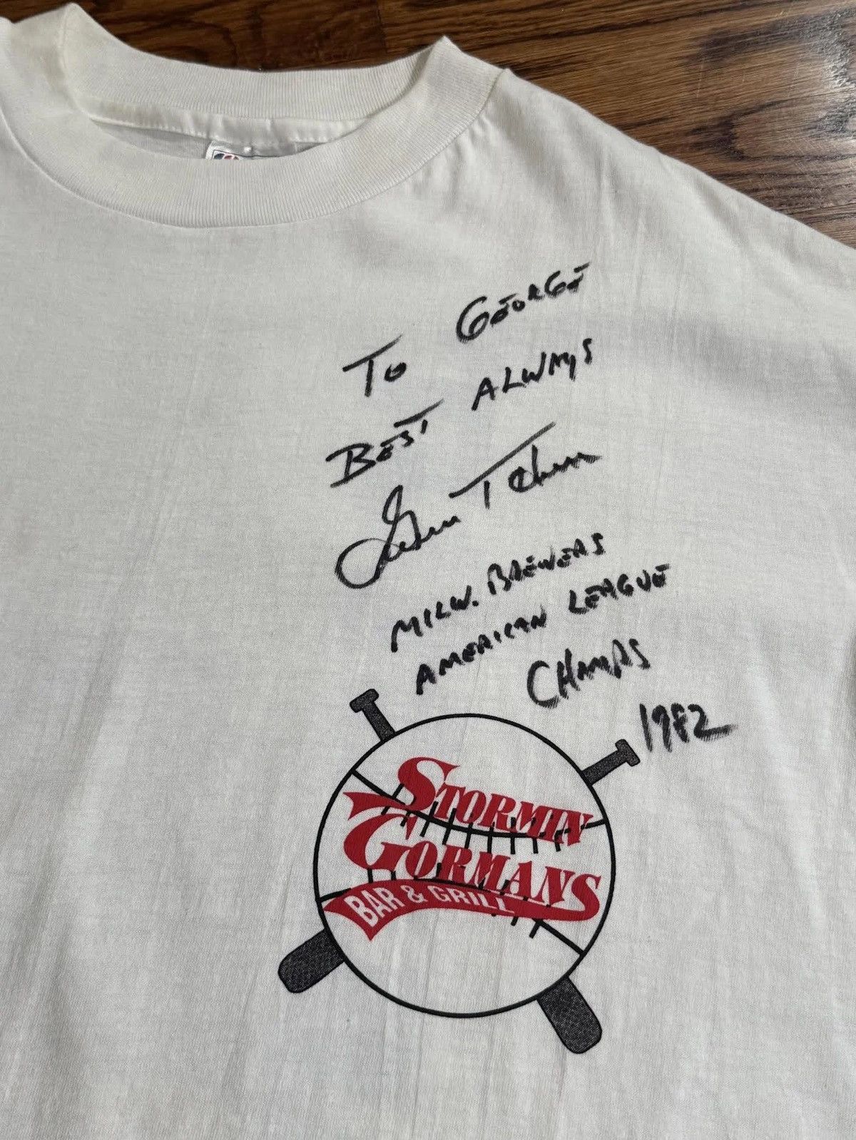 Vintage Vintage Stormin Gormans Absolut Gorman Signed T Shirt XXL Size US XXL / EU 58 / 5 - 5 Thumbnail