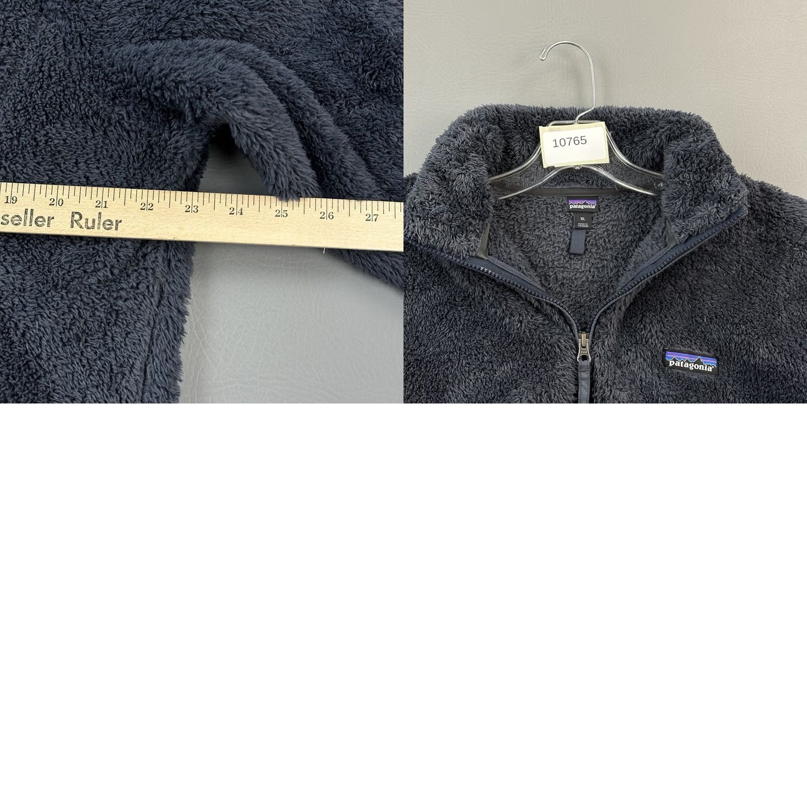 Patagonia Patagonia Los Gatos Jacket Women's XL Gray 1/4 Zip Fuzzy Fleece Pullover Hiking Size XL / US 12-14 / IT 48-50 - 9 Thumbnail