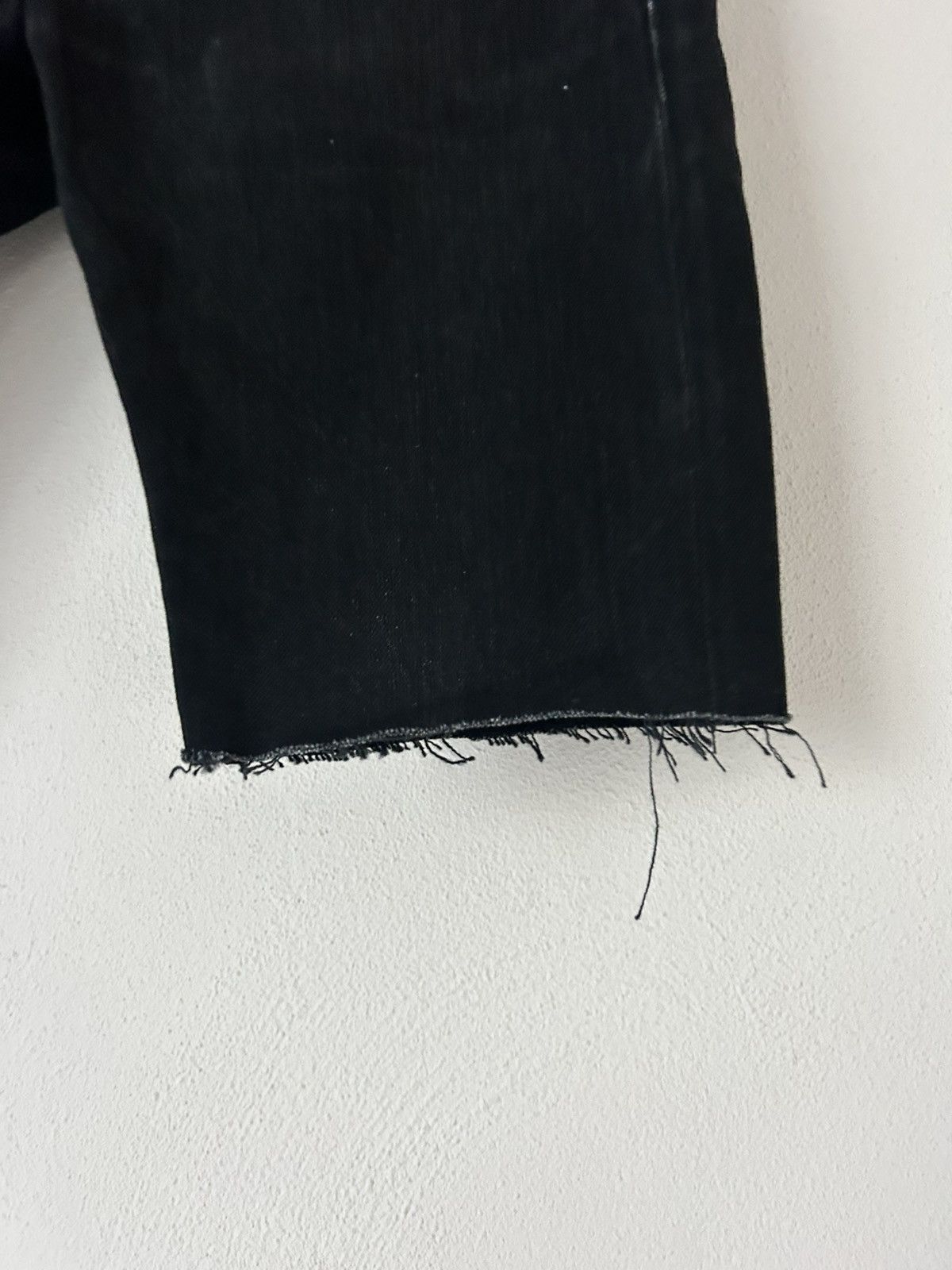 Saint Laurent Paris Saint Laurent D14 M/SL-LW Black Denim Cut-Off Shorts Size US 28 / EU 44 - 5 Thumbnail