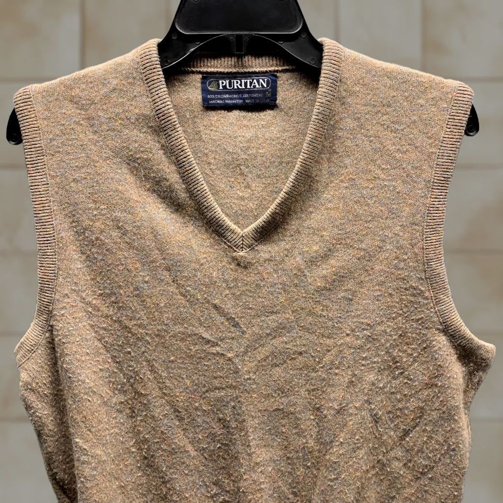 Vintage VINTAGE Puritan Vest Sweater Shirt? Size US M / EU 48-50 / 2 - 1 Thumbnail