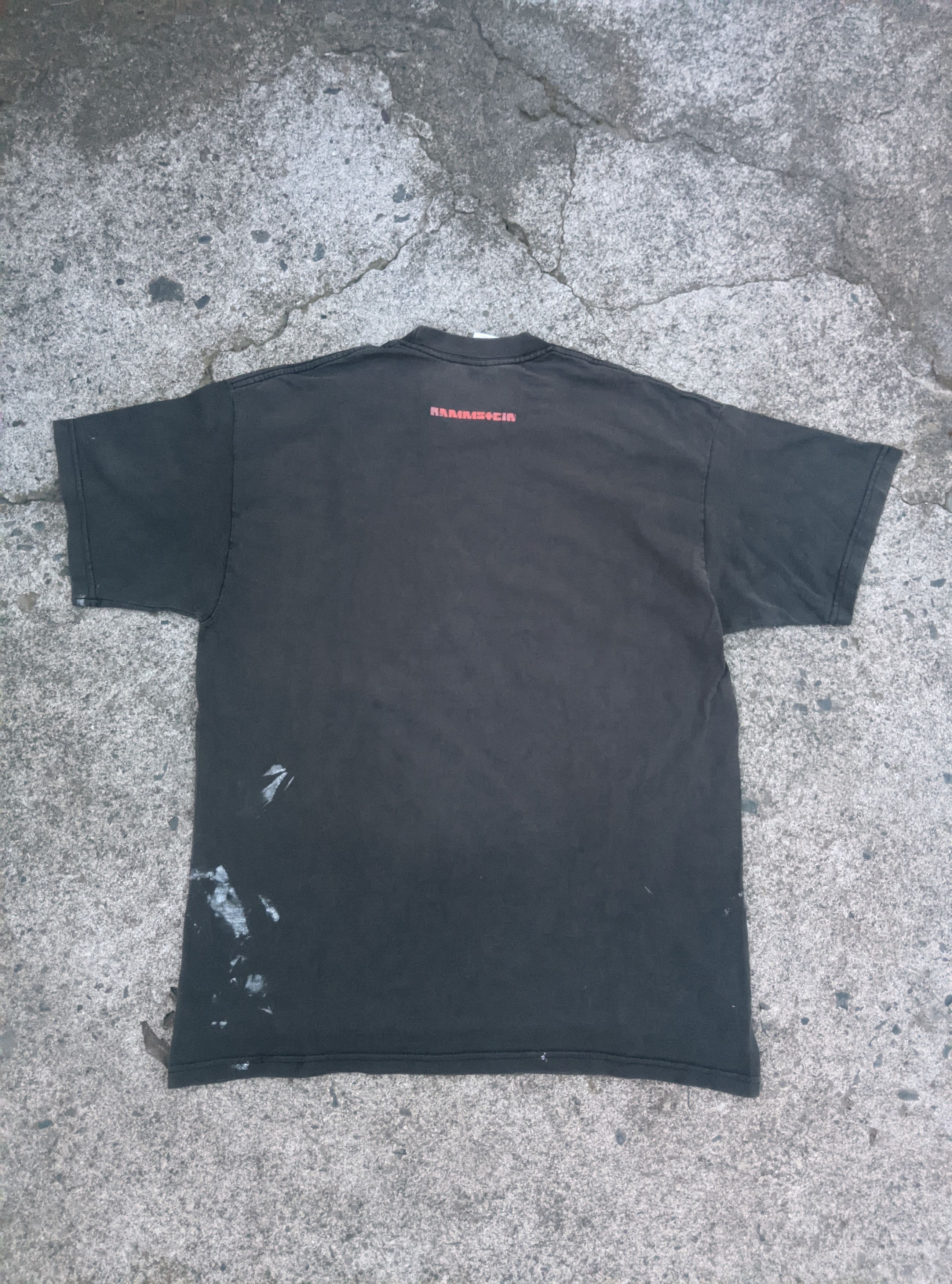 Rammstein Tshirt American Flag Rock Band Size XLarge