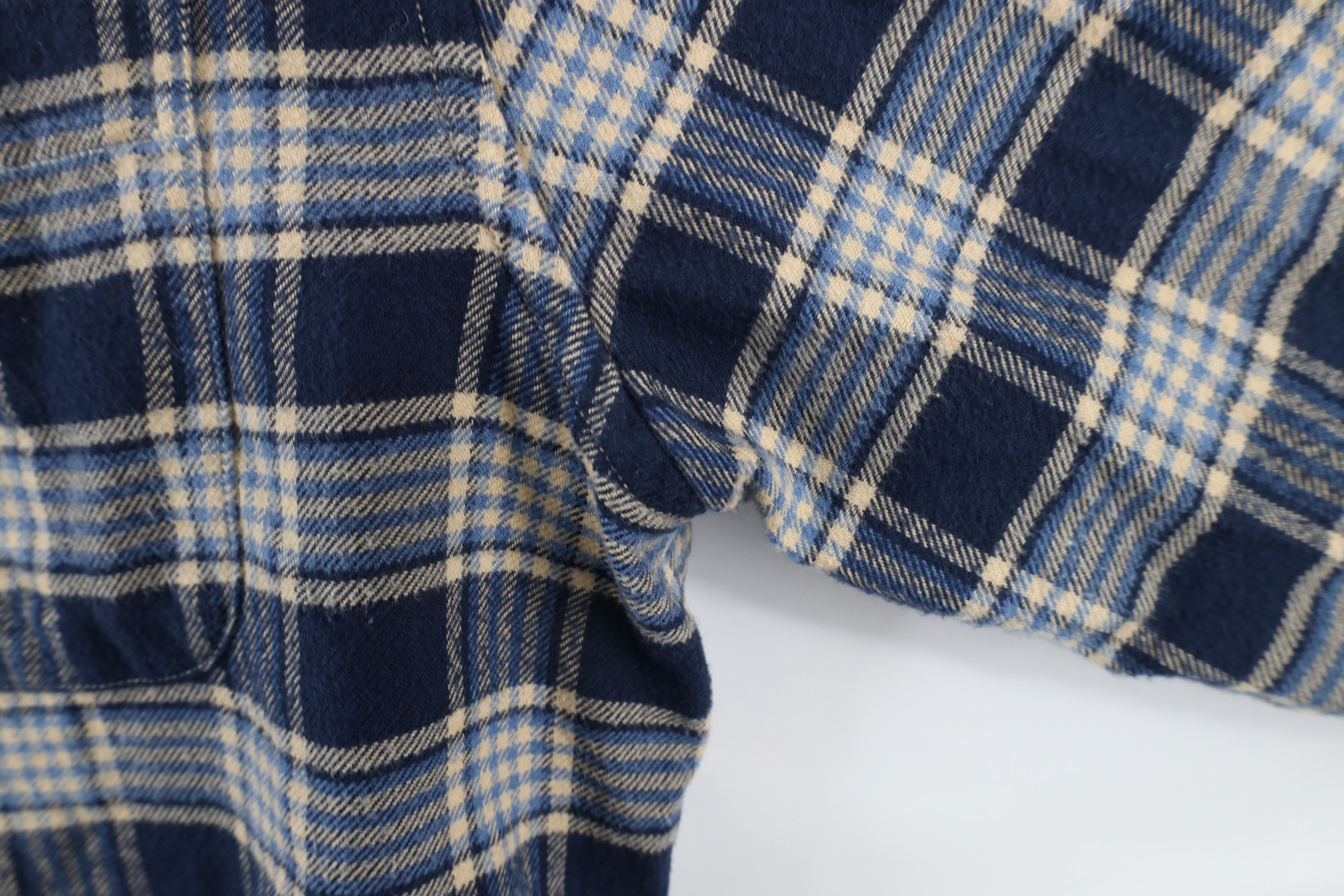 Lands' End × Vintage Vintage Lands End Fit Flannel Collared Button Down Shirt Size US L / EU 52-54 / 3 - 6 Thumbnail