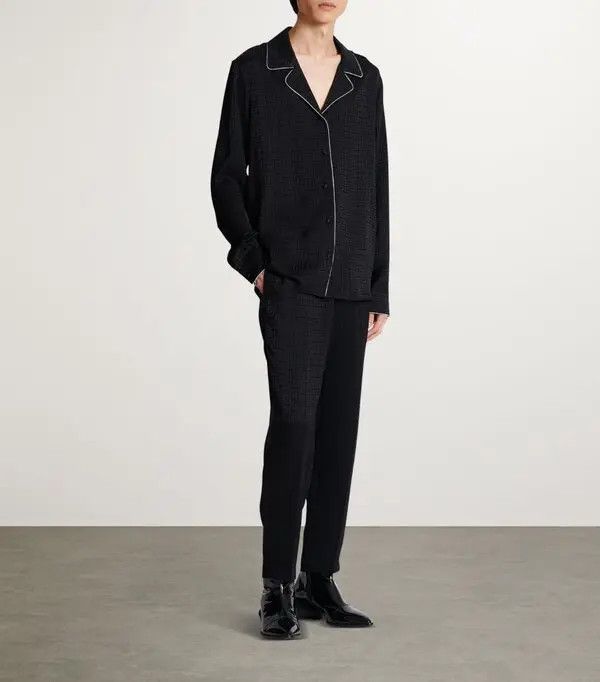 Balmain o1y0426 Patterned Shirt in Black Size US S / EU 44-46 / 1 - 4 Thumbnail