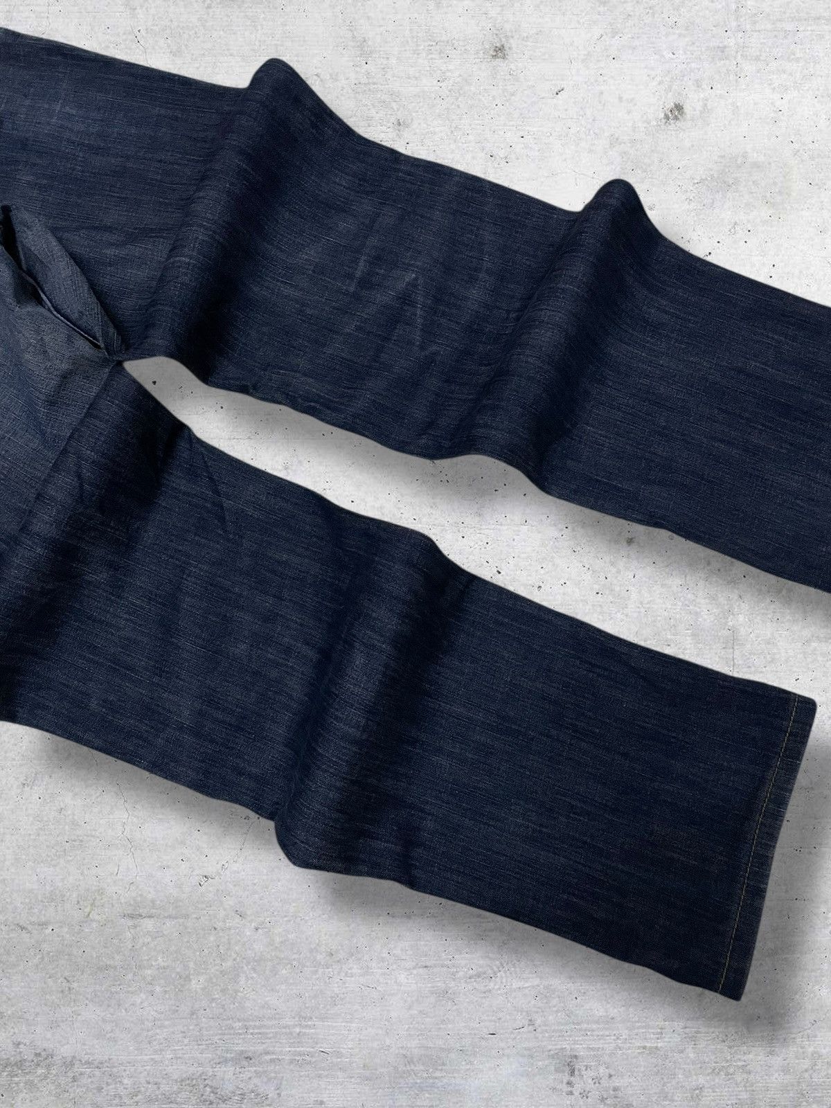 Edwin VINTAGE EDWIN DESIGNER 90S JAPAN INDIGO 403 STRAIGHT DENIM Size US 31 - 13 Thumbnail