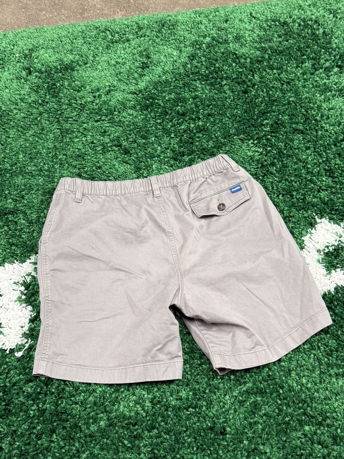 Chubbies Chubbies Grey Button Chino Shorts Medium 7 Inch Inseam Size US 32 / EU 48 - 6 Thumbnail