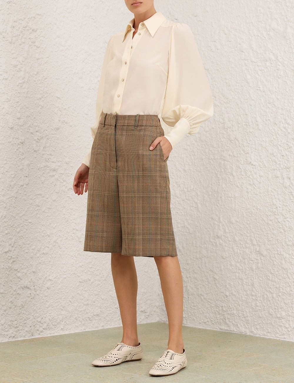 Zimmermann oc11z0725 Eden Checked Short in Multicolor Size 34" / US 12 / IT 48 - 7 Thumbnail
