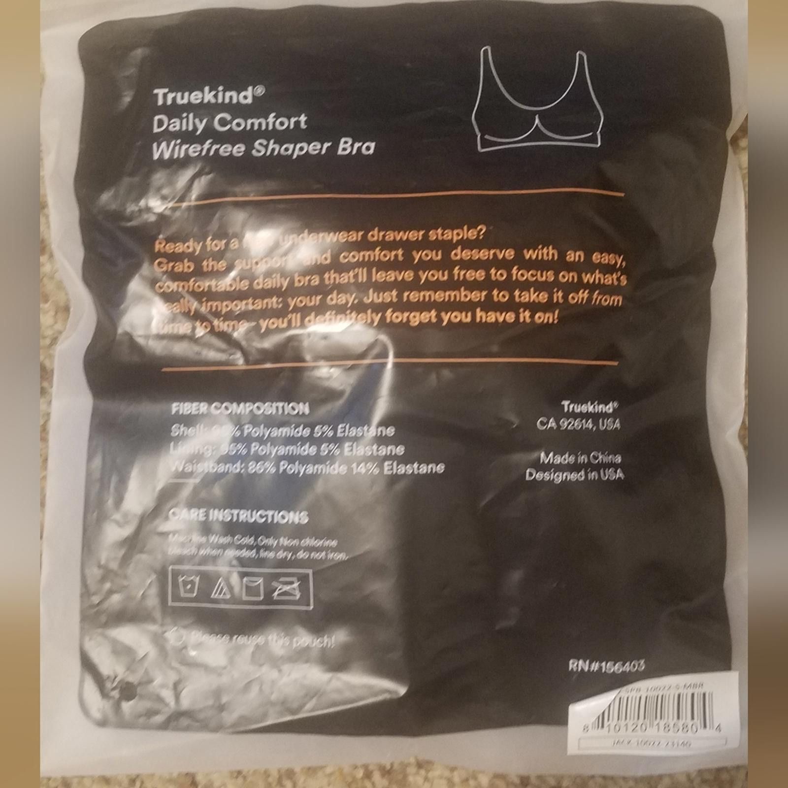 Other NWT Truekind Daily Comfort Wirefree Shaper Bra Small Purple Size ONE SIZE - 2 Thumbnail