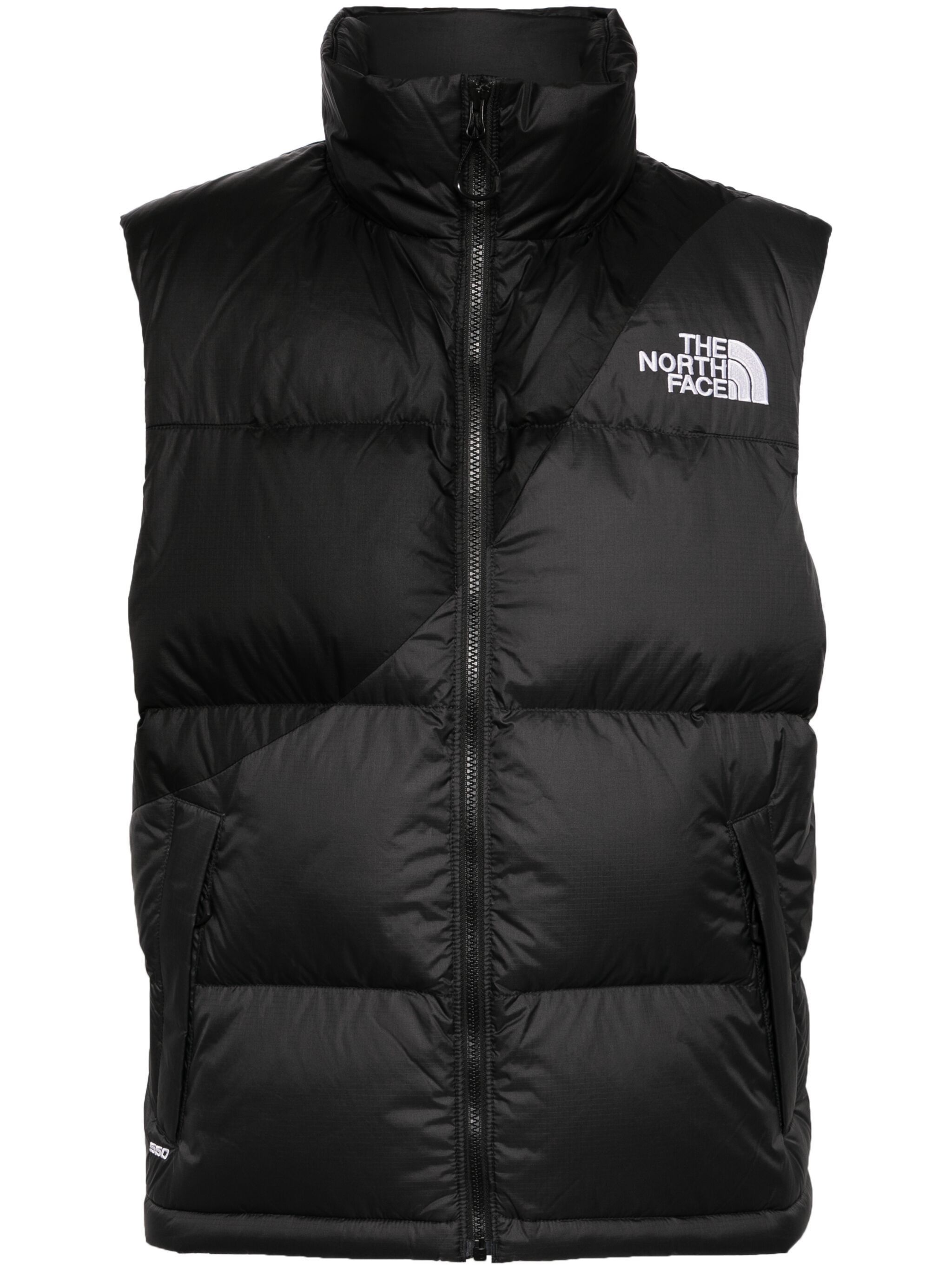 o1s22i1n1124 Nylon Ripstop Vest in Grey Black