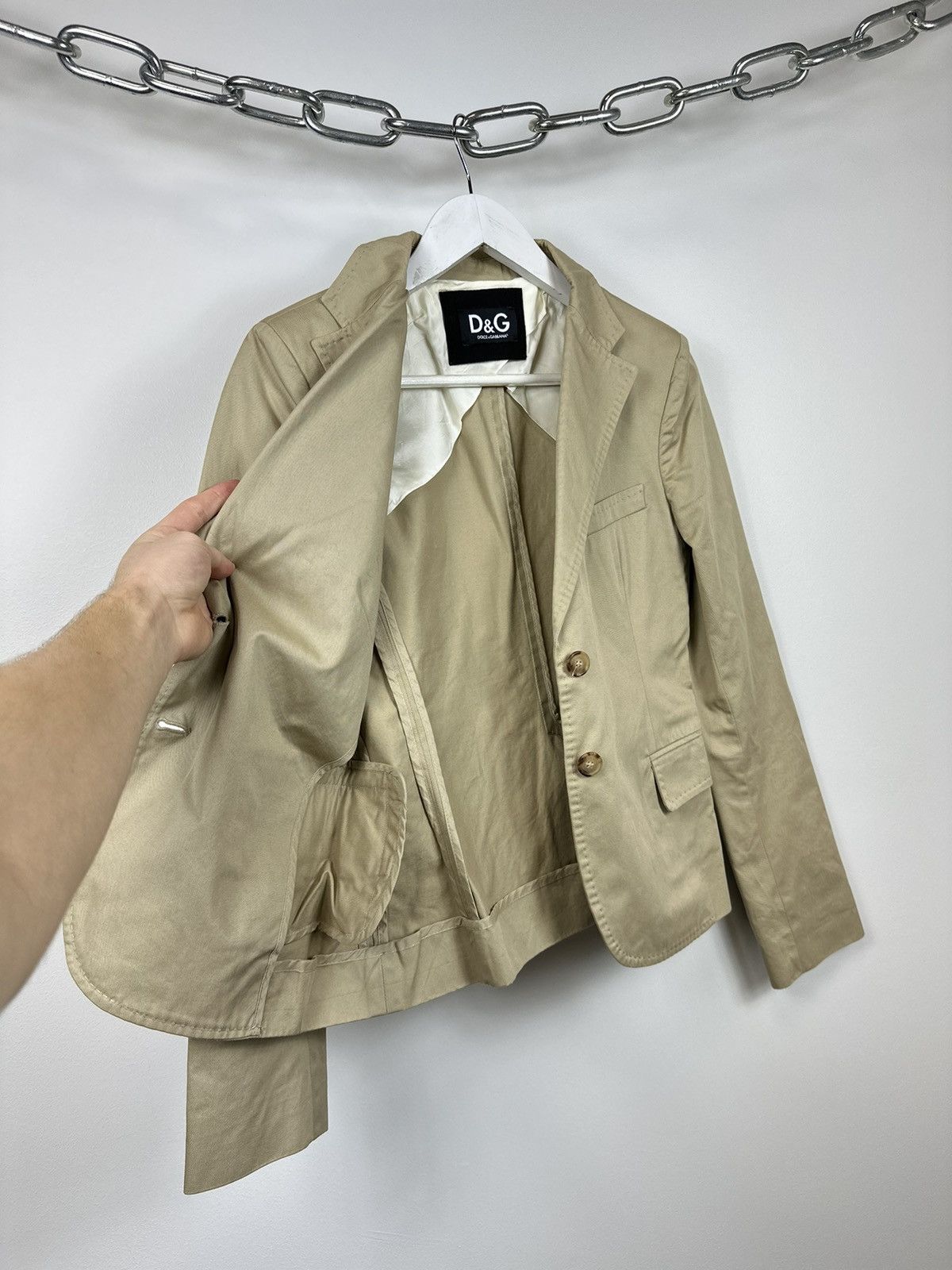 Vintage Dolce & Gabbana Rare Luxury Designer Blazer Jacket
