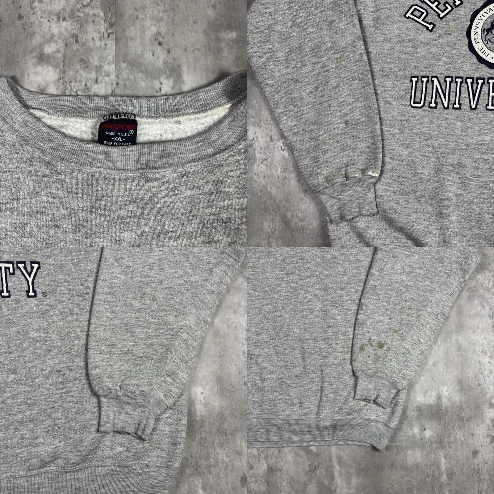 Jansport VINTAGE Penn State University Sweatshirt Jansport Adult XL 1990s Sweatshirt Penn State University Logo Gray XL Mens Size US XL / EU 56 / 4 - 8 Thumbnail