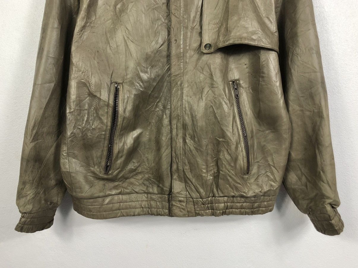 Loewe × Vintage Rare Vintage Loewe Leather Jacket Made in Spain Size US M / EU 48-50 / 2 - 4 Thumbnail