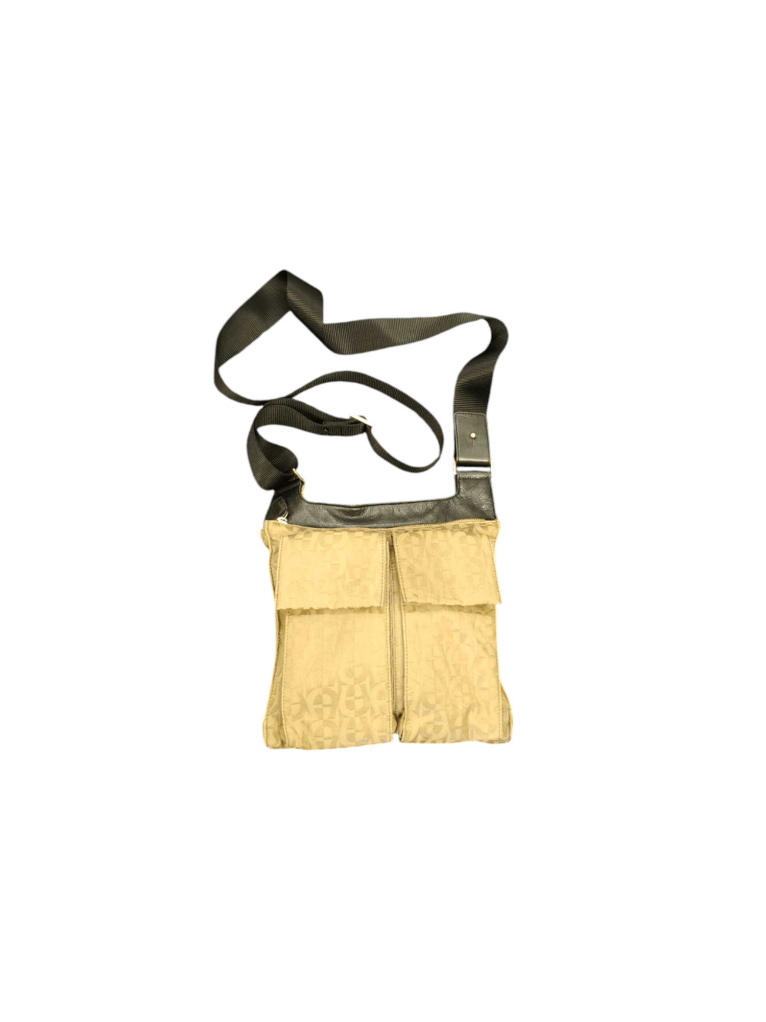 Aigner Vintage Aigner Zucca Logo Cotton Leather Sling Shoulder Bag Size ONE SIZE - 4 Thumbnail