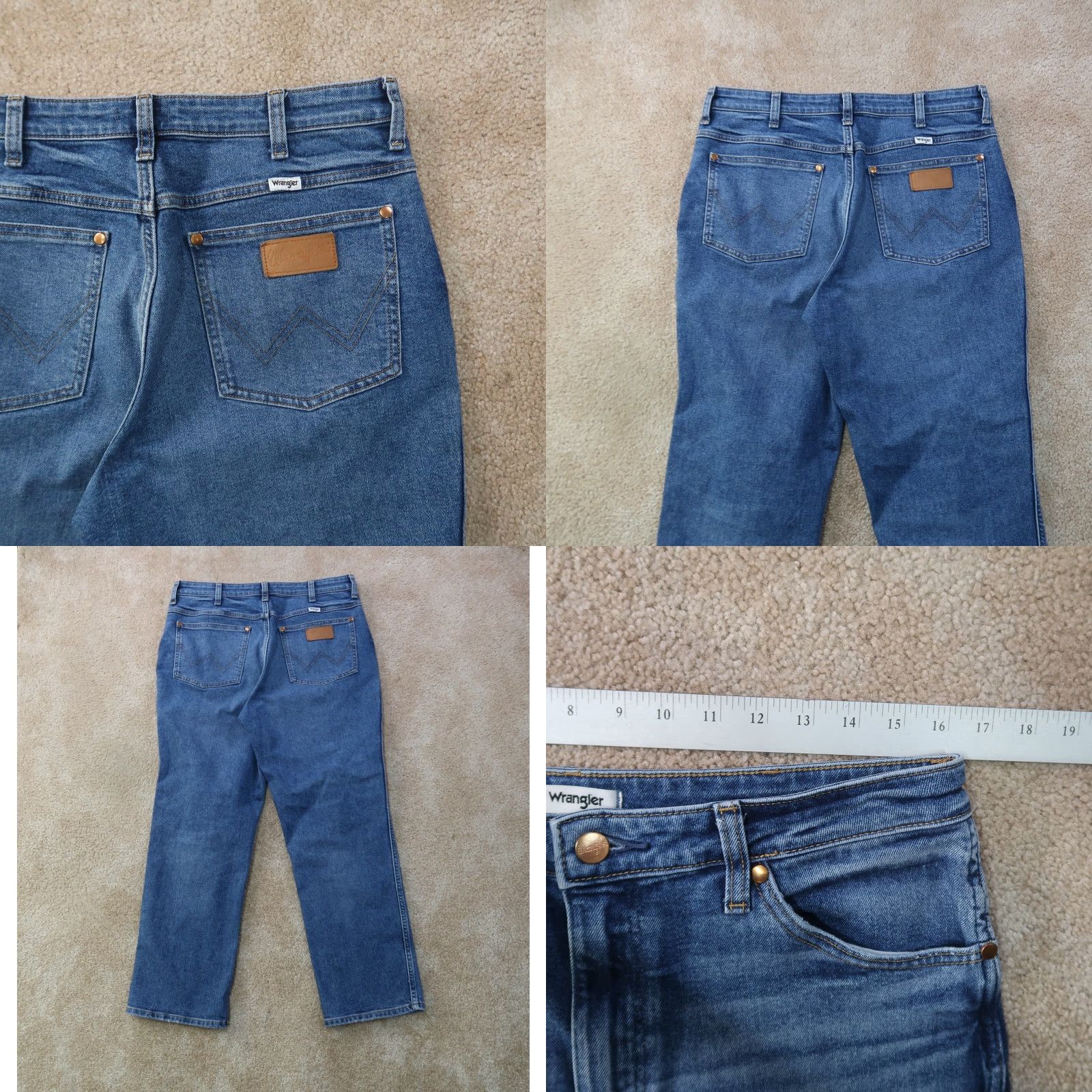 Wrangler Wrangler Wild West Jeans Women’s 30 603 High Rise Straight Stretch Western wear Size 30" / US 8 / IT 44 - 8 Thumbnail
