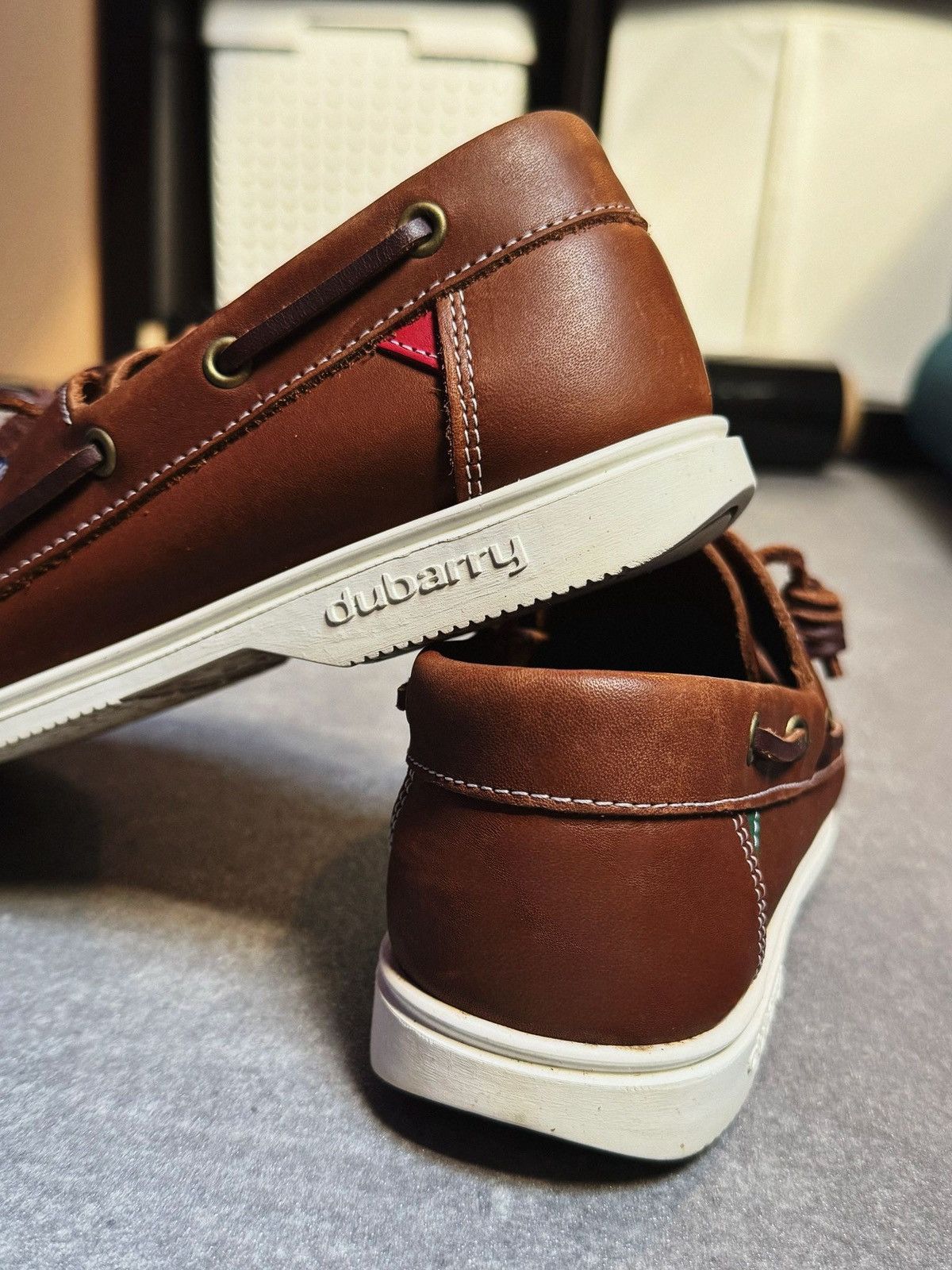 Other Dubbary Admirals 38 Leather Sailing Shoes Size US 5 / EU 37 - 5 Thumbnail