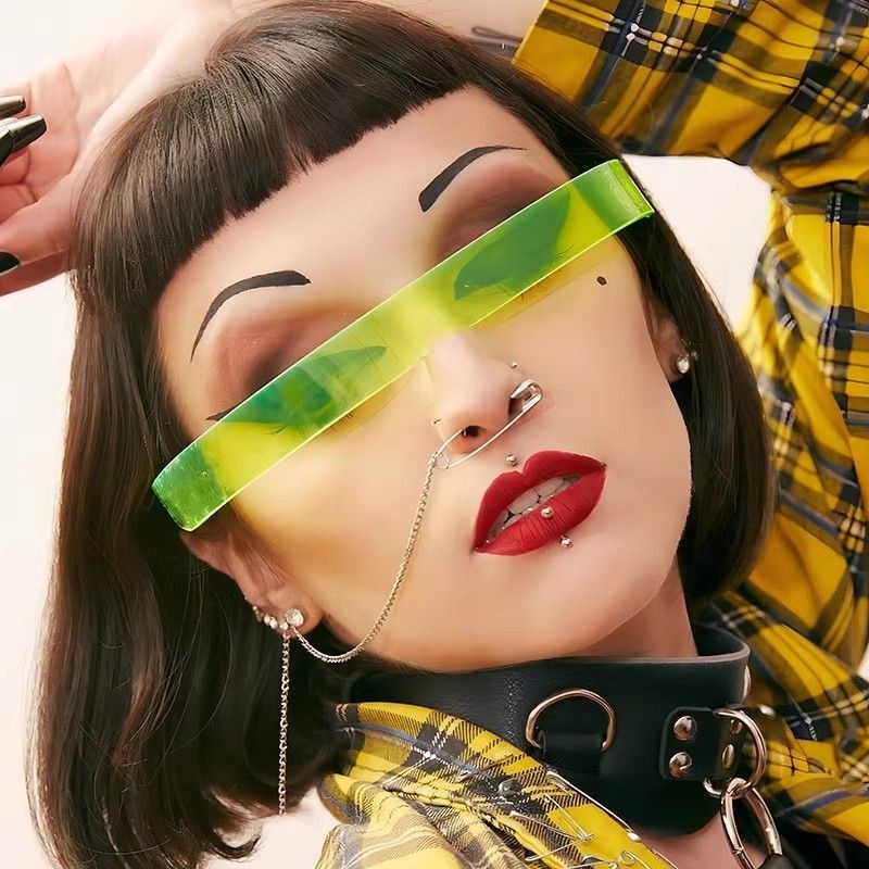 VIBE New Trend Street ins style custom avant-garde sunglasses Size ONE SIZE - 6 Thumbnail