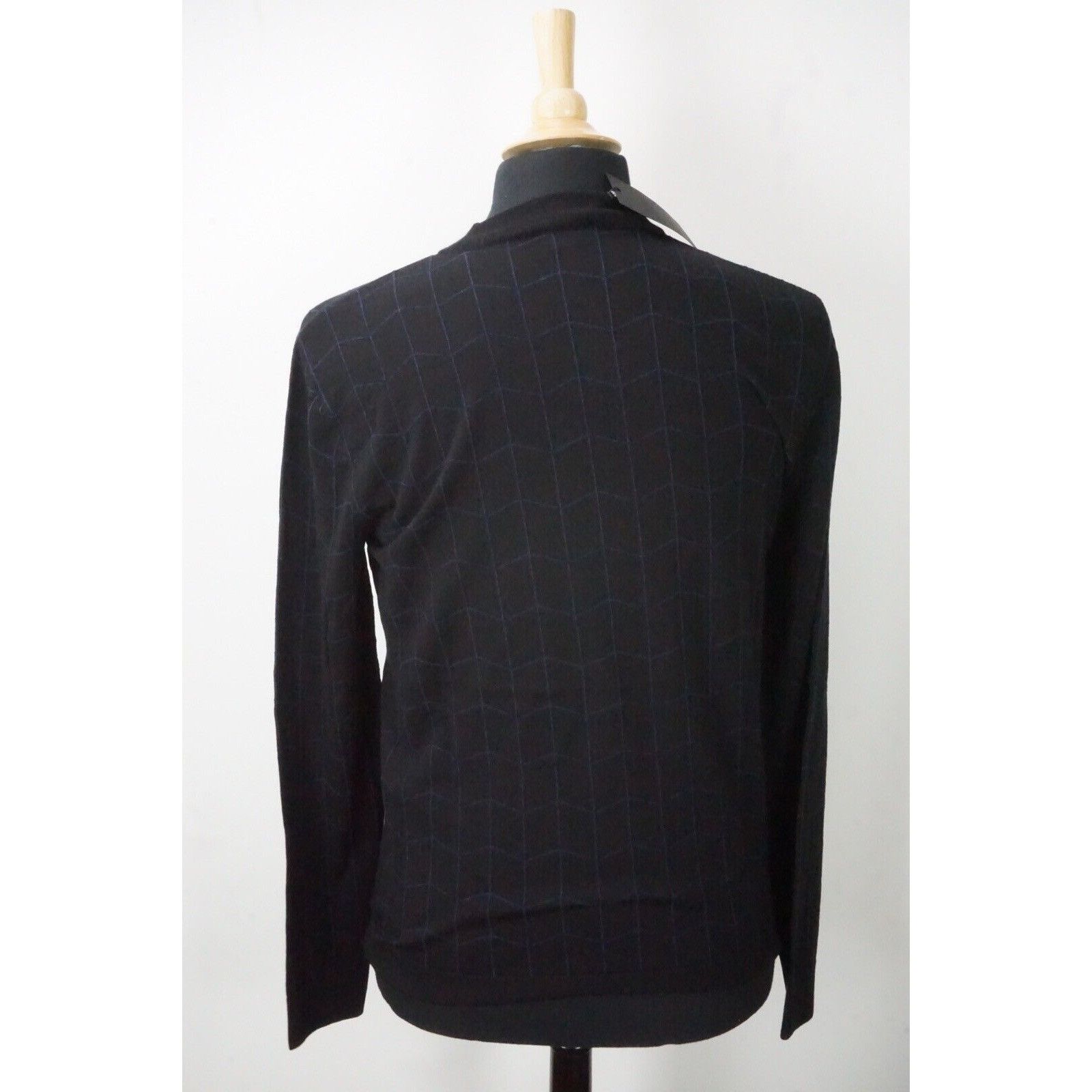 Giorgio Armani Giorgio Armani Black Label Black Purple Cubic Plaid Wool Wov Size US M / EU 48-50 / 2 - 3 Thumbnail