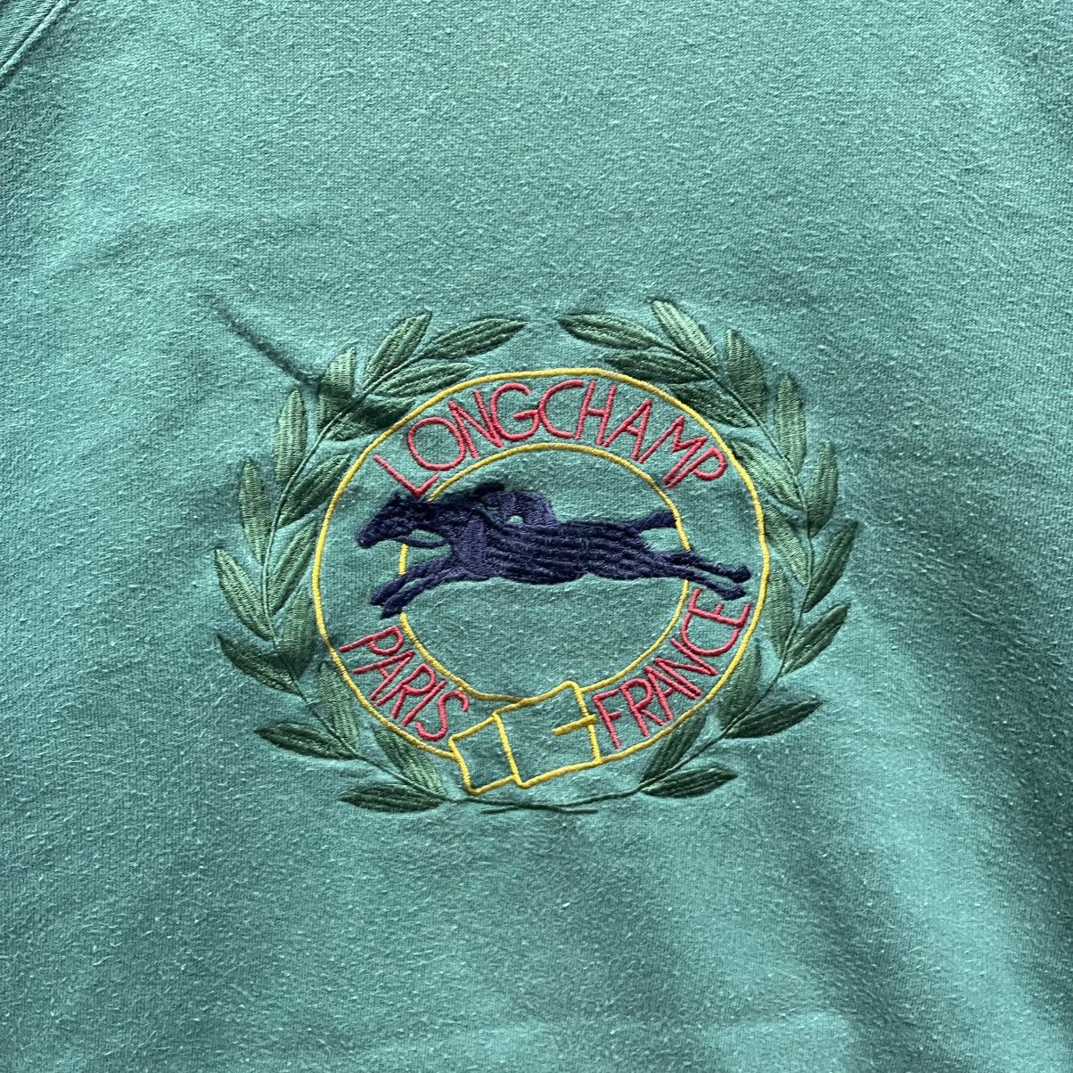 Longchamp Vintage Longchamp Paris Embroidered Sweatshirt Size US S / EU 44-46 / 1 - 3 Thumbnail