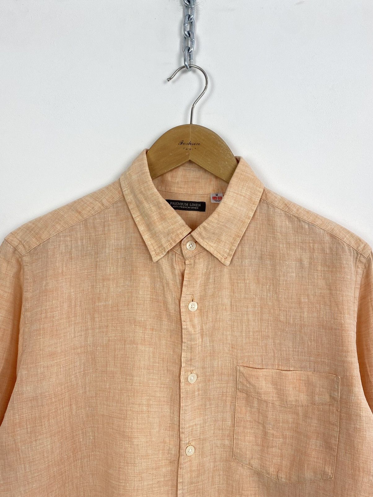 Uniqlo Uniqlo 100% Linen Buttons Up Long Sleeve Shirt Medium Size US M / EU 48-50 / 2 - 2 Thumbnail