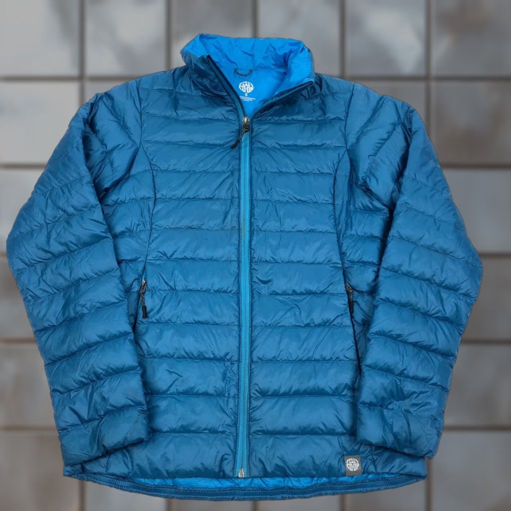 Vintage REI Coop Down Puffer Jacket Womens Small Blue Size S / US 4 / IT 40 - 1 Thumbnail