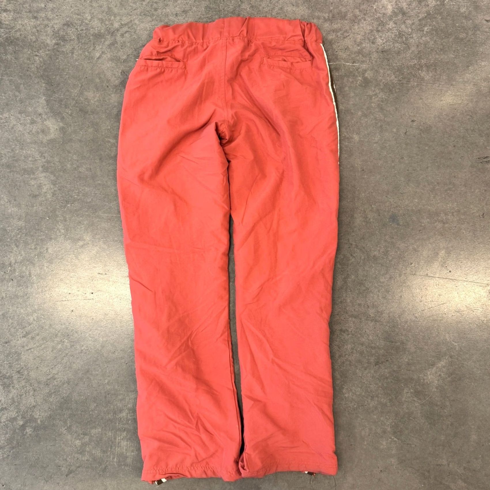 Vintage VINTAGE Y2K Lei Athletic Dept Orange Lined Zip Flare Baggy Track Sweatpants M Womens Size 32" / US 10 / IT 46 - 3 Thumbnail