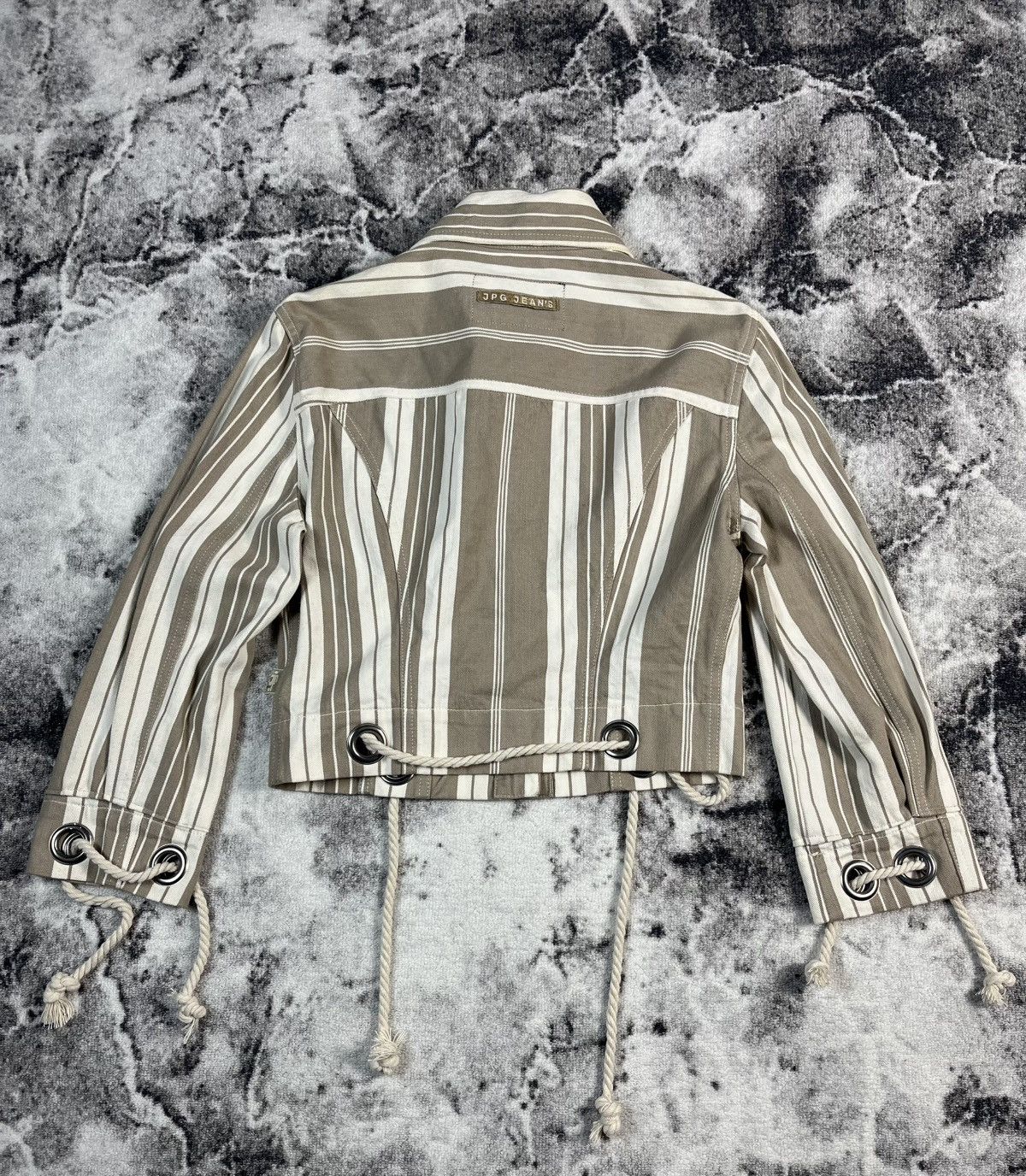 Jean Paul Gaultier Jean-Paul Gaultier Jeans 90s Rope Eyelet Jacket Archive Size S / US 4 / IT 40 - 13 Thumbnail
