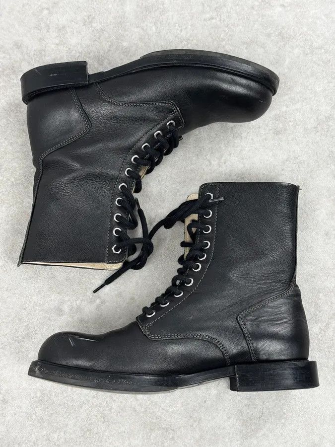 Diesel Diesel Black Minimalist Biker Leather Boots Size US 7 / EU 40 - 3 Thumbnail