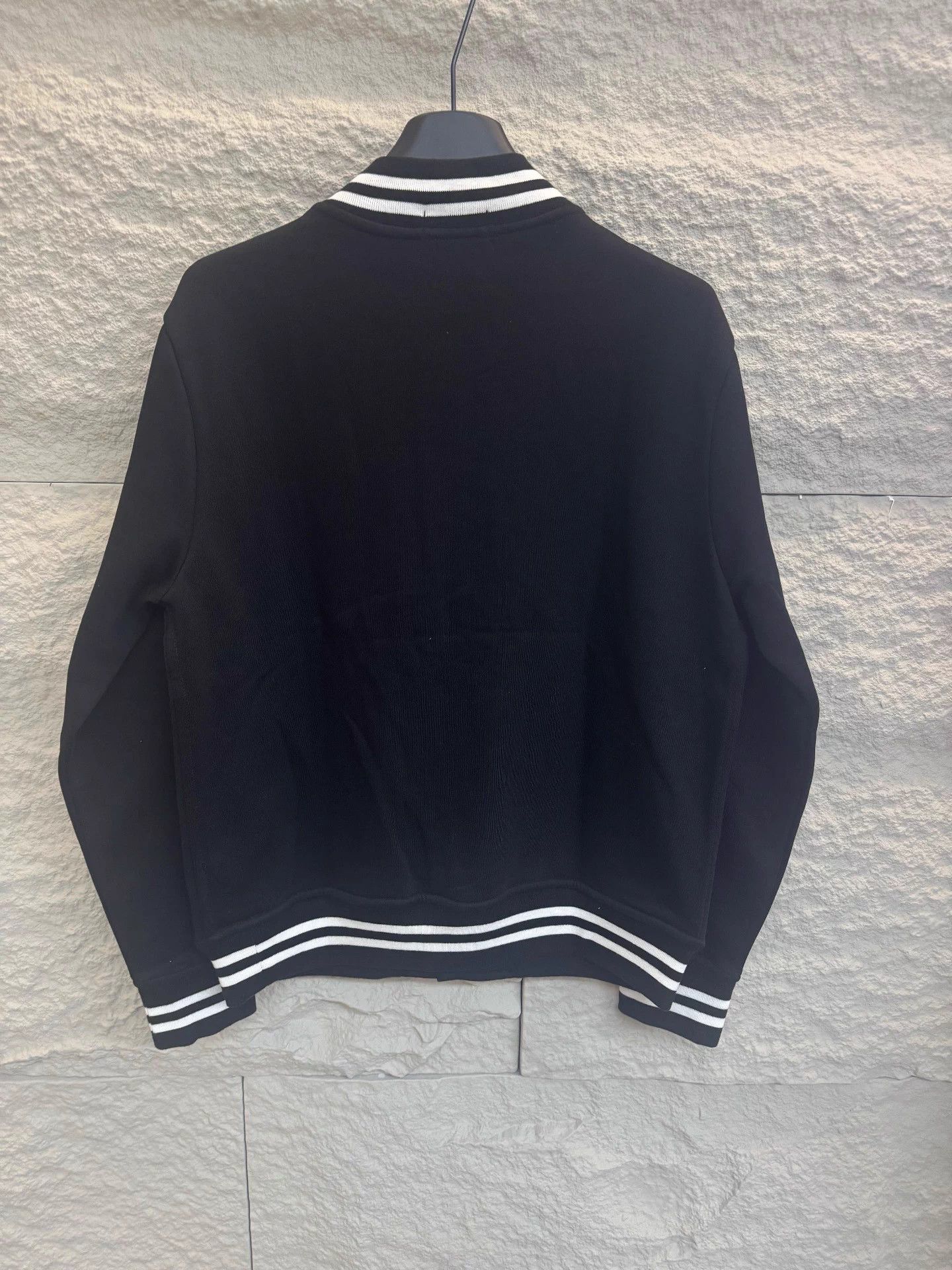 Polo Ralph Lauren Polo Ralph Lauren Black Bball Collar #3 Striped Jacket Size US M / EU 48-50 / 2 - 5 Thumbnail