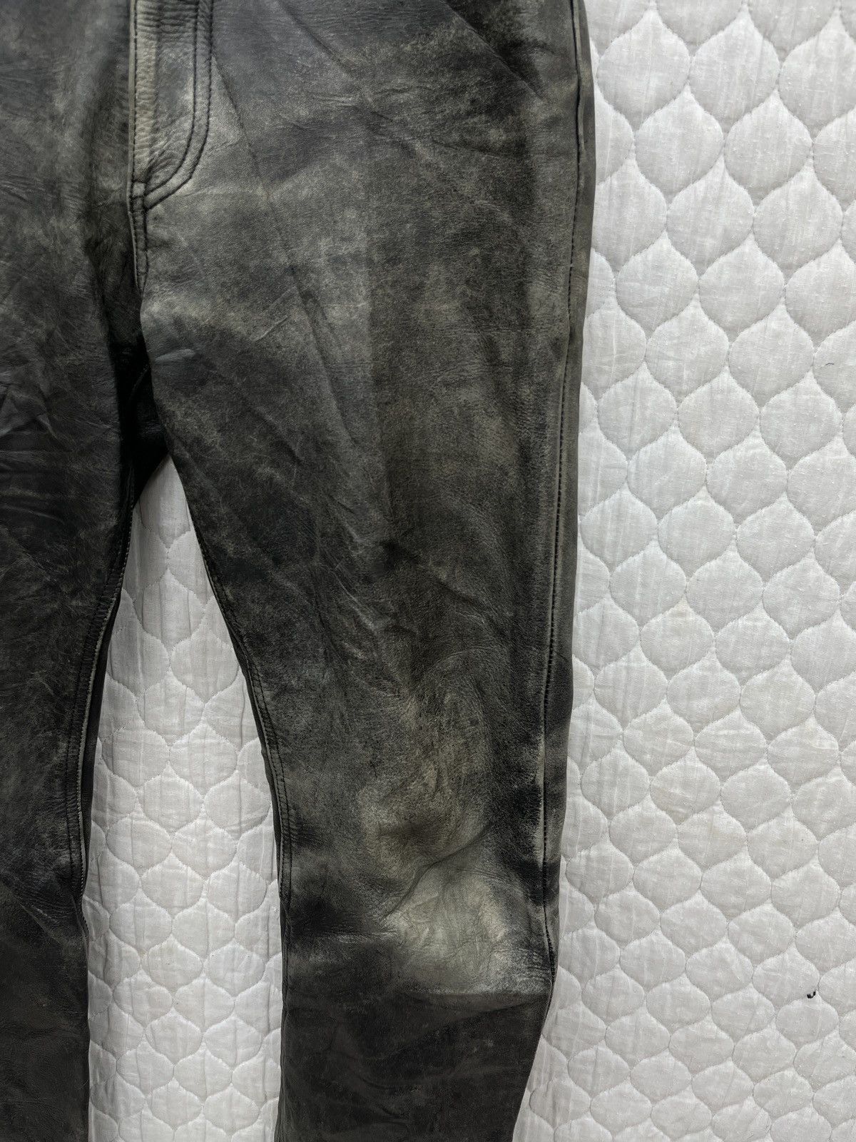 Genuine Leather × Vintage 🔥STEALS🔥 VTG BBH LEATHER PANTS Size US 29 - 5 Thumbnail