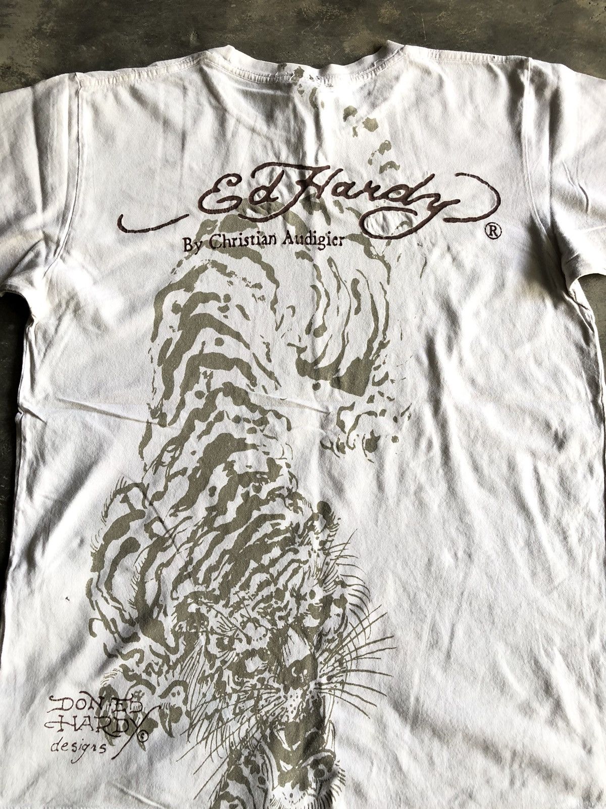 Christian Audigier × Ed Hardy × Vintage Ed Hardy by Christian Audigier crazy vintage Y2K tee Size US S / EU 44-46 / 1 - 4 Thumbnail