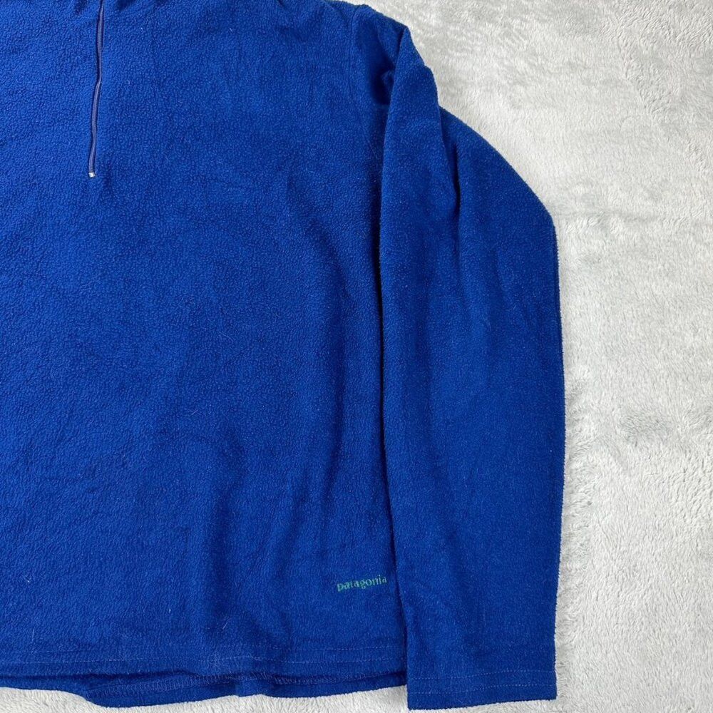 Patagonia Patagonia Capilene Blue Fleece 1/4 Zip Pullover Men's Size Size L / US 10 / IT 46 - 6 Thumbnail