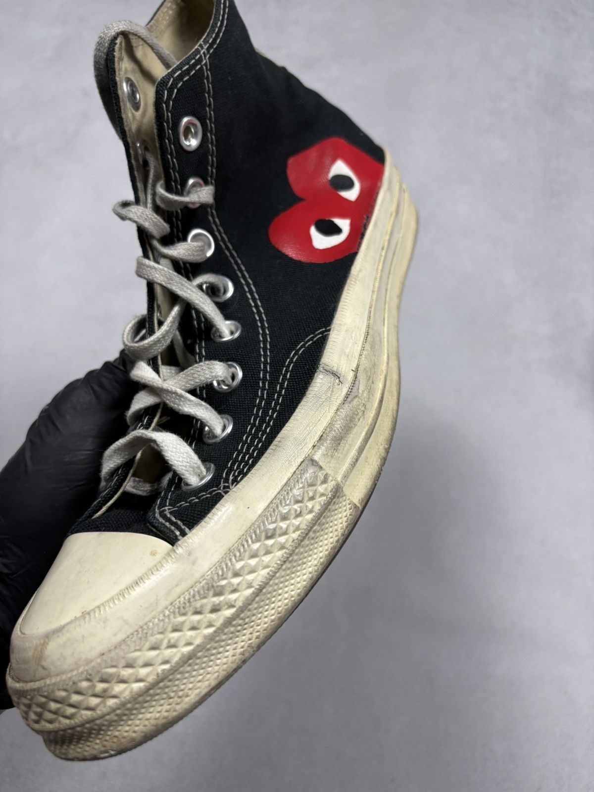 Comme des Garcons Comme des Garcons Converse Hi Top Sneakers Chuck Taylor Size US 7 / EU 40 - 19 Thumbnail