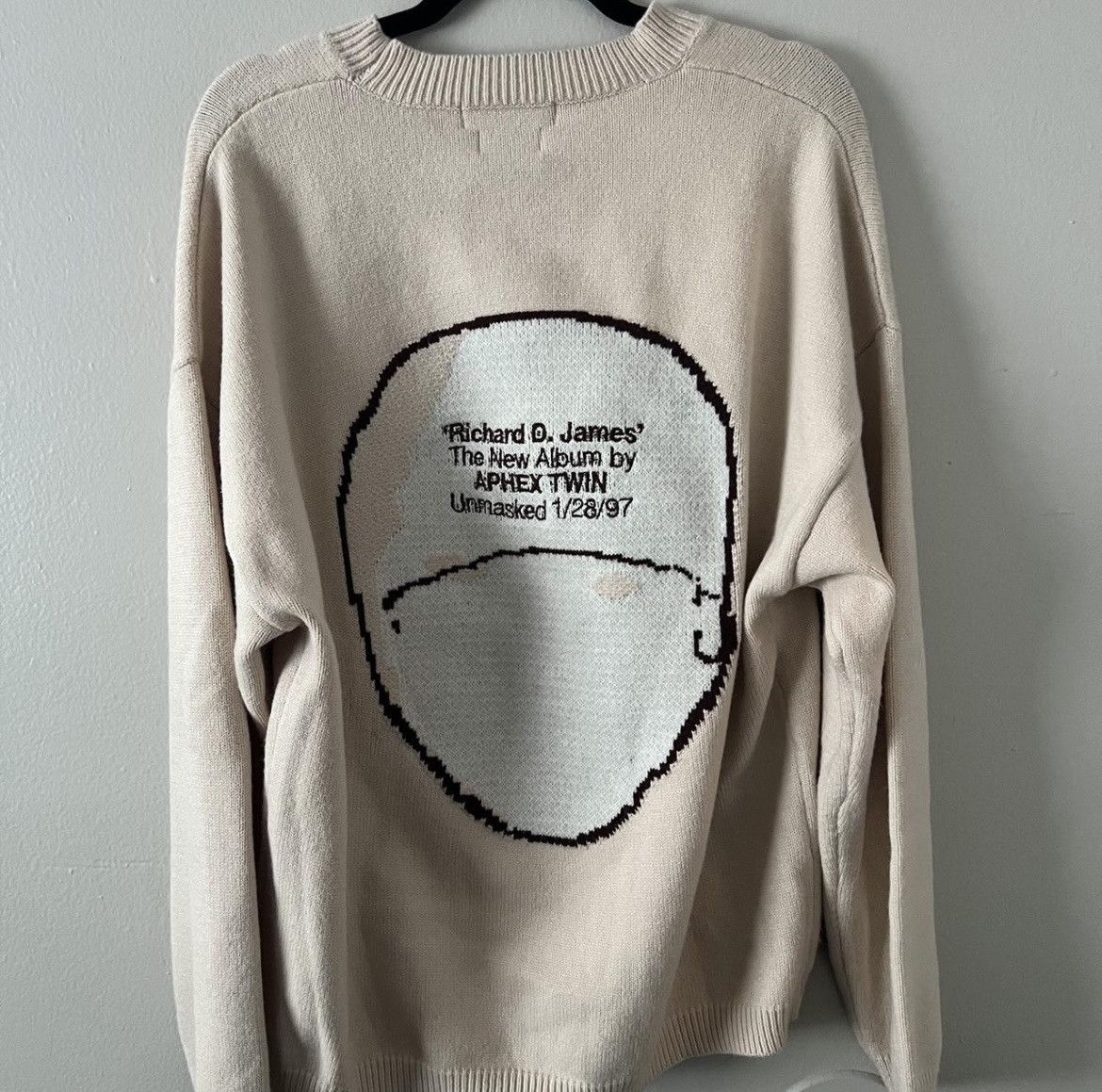 Gleb Kostin Solutions Aphex Twin Mask Knit Sweater Size US L / EU 52-54 / 3 - 2 Thumbnail