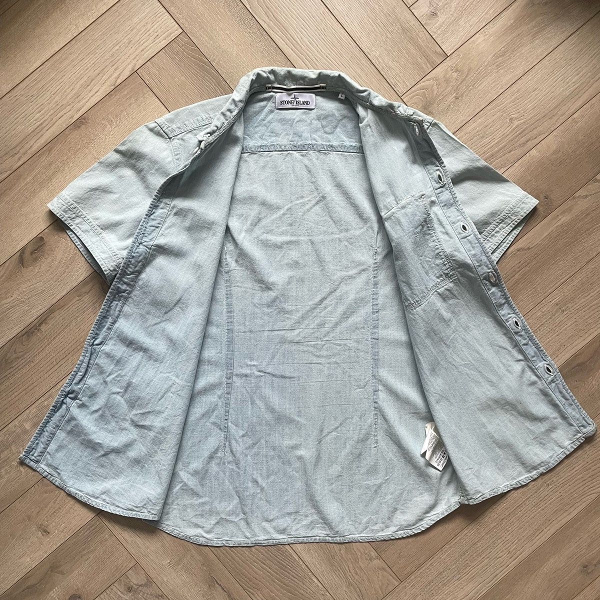 Stone Island Stone Island Spring Summer 2013 Short Sleeve Shirt Size US L / EU 52-54 / 3 - 8 Thumbnail