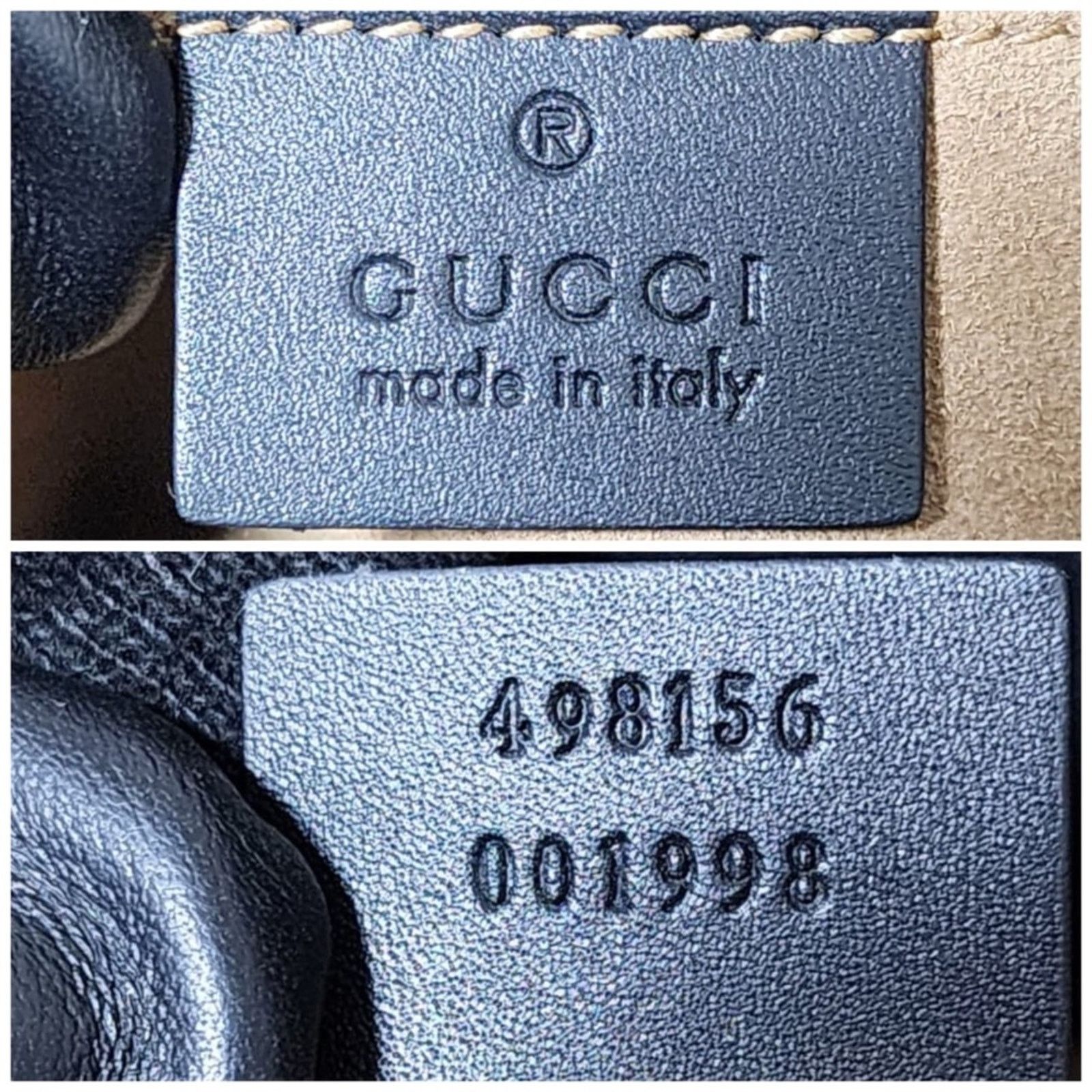 Gucci Authentic GUCCI GG Supreme Monogram Small Padlock Tote Black Size ONE SIZE - 2 Thumbnail