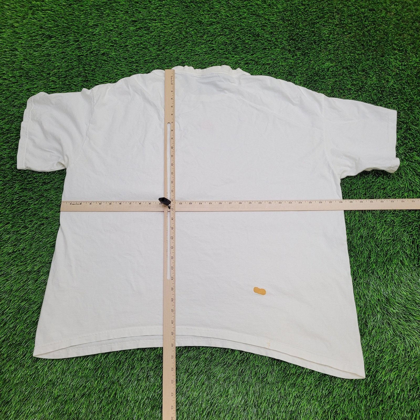Nike Vintage Y2K NIKE Center Swoosh Shirt 2XL 28x29 White Baggy Size US XXL / EU 58 / 5 - 3 Thumbnail