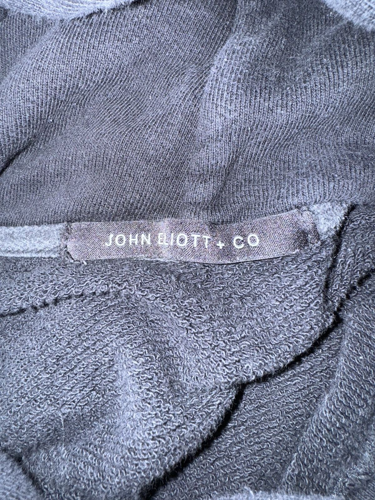 John Elliott John Elliott Black Hooded Sweatshirt Size US XXL / EU 58 / 5 - 4 Thumbnail