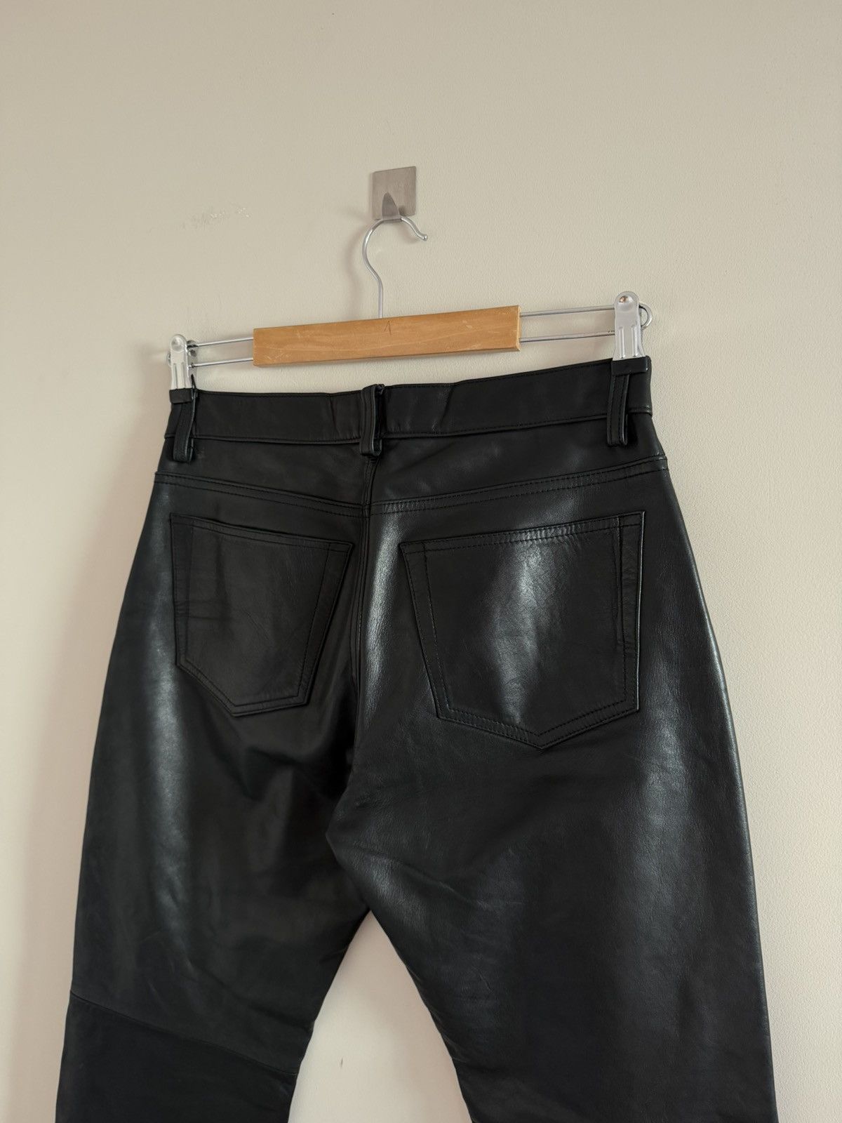 Gap GAP 00s Leather Pants Worn by Kanye West Size US 31 - 8 Thumbnail
