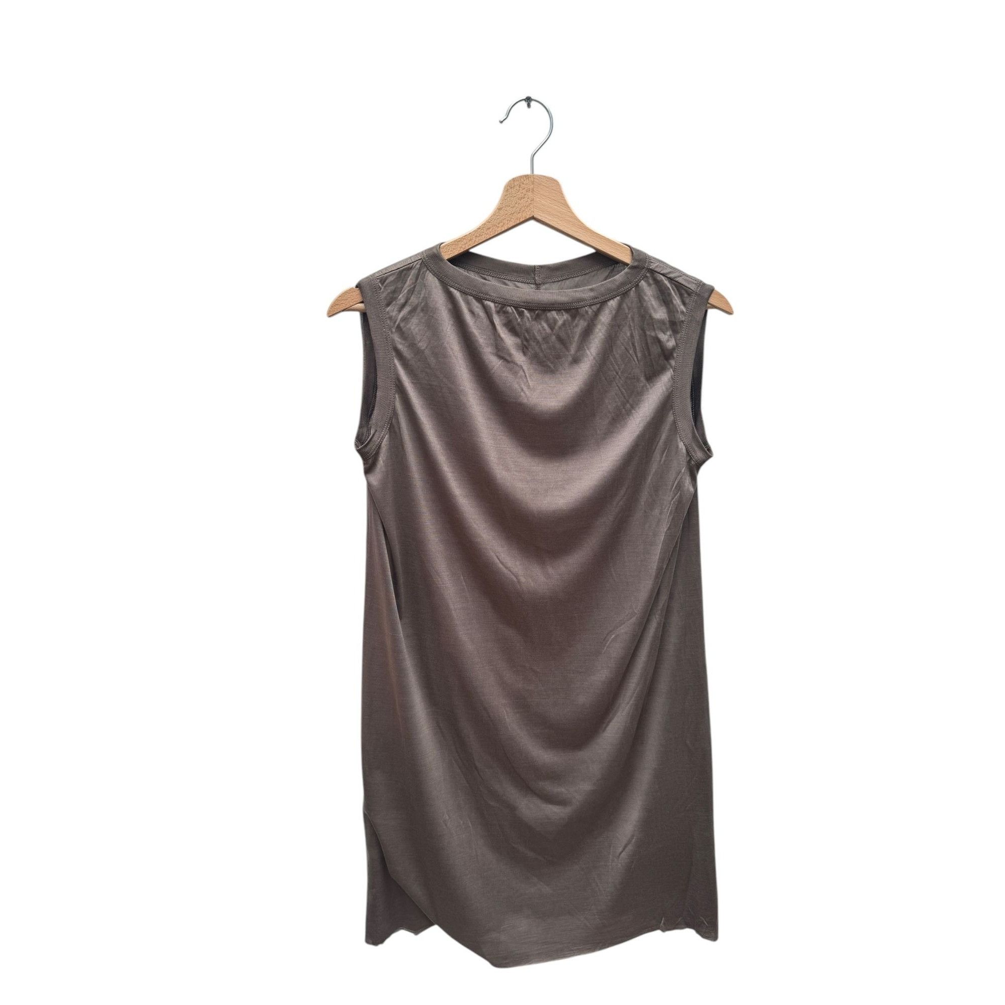 Rick Owens SS 2012 Naska Silk Dust Color Tank top Size M / US 6-8 / IT 42-44 - 2 Thumbnail