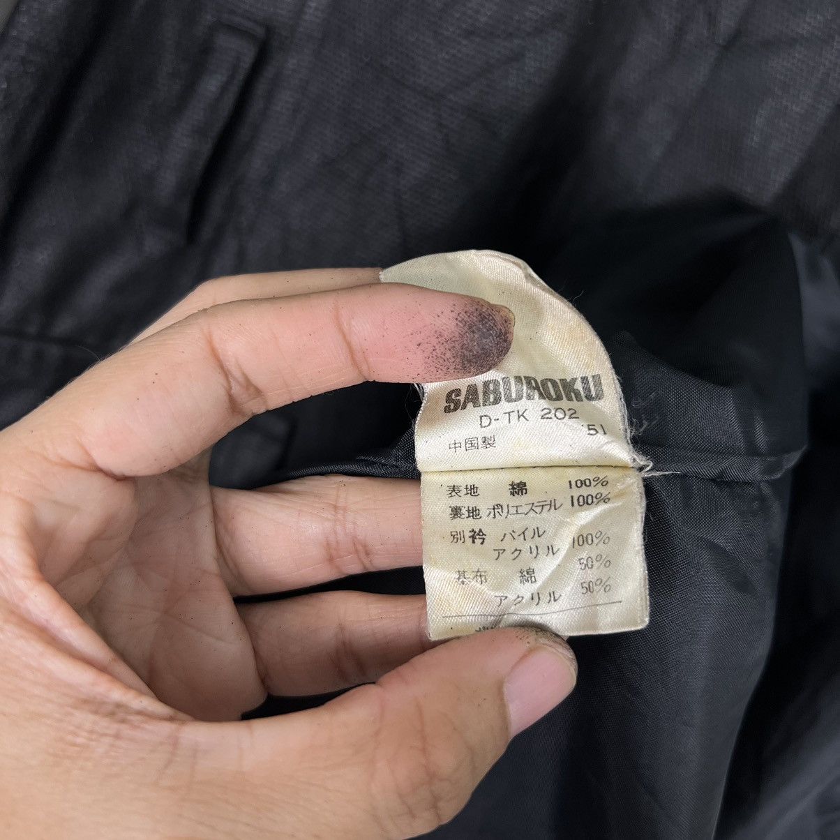 Japanese Brand 🔥 SABUROKU REAL FUR TRIM JACKET Size US M / EU 48-50 / 2 - 17 Thumbnail