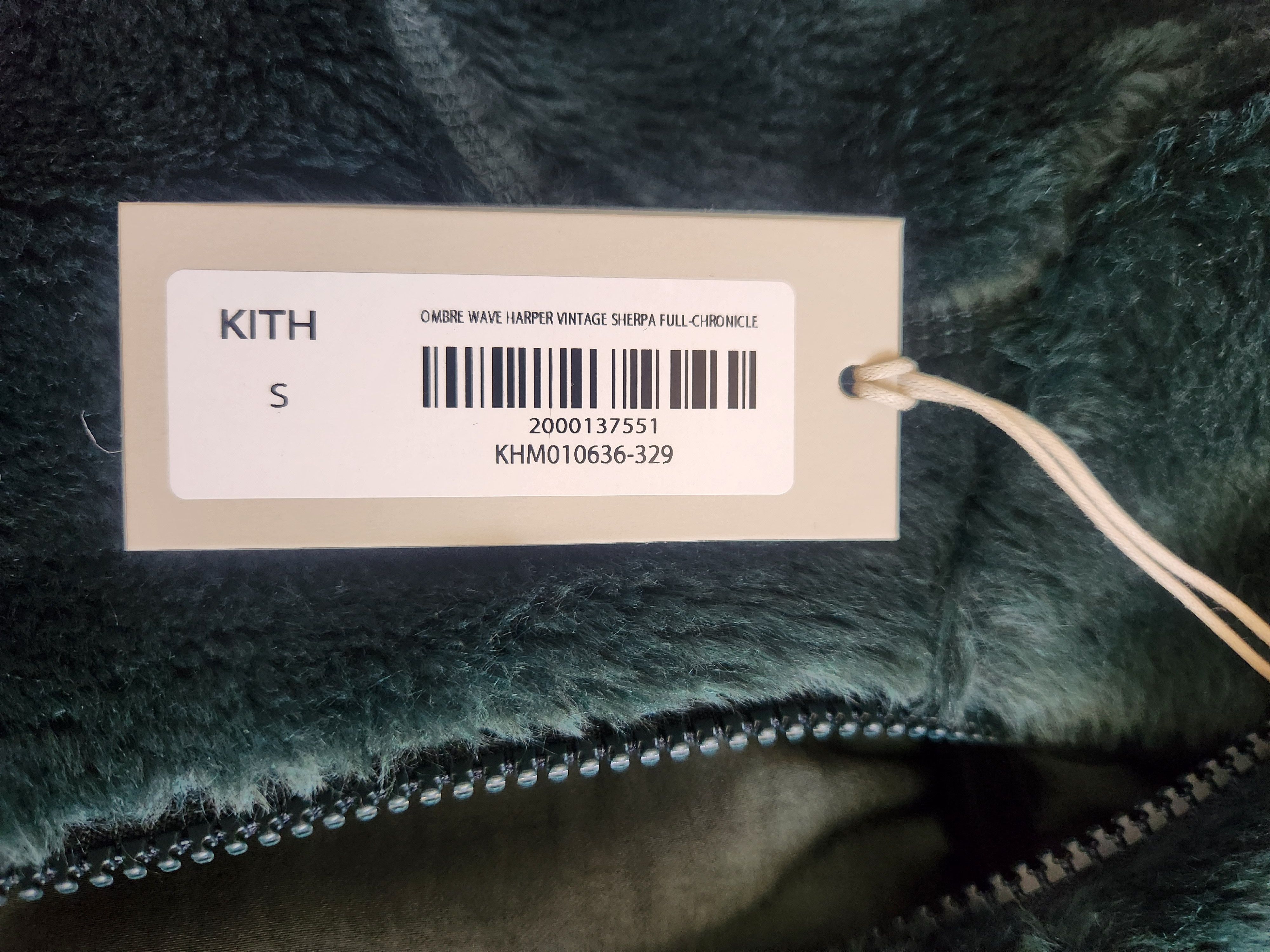 Kith Kith Ombre Wave Harper Vintage Sherpa Full Zip Size US S / EU 44-46 / 1 - 5 Thumbnail